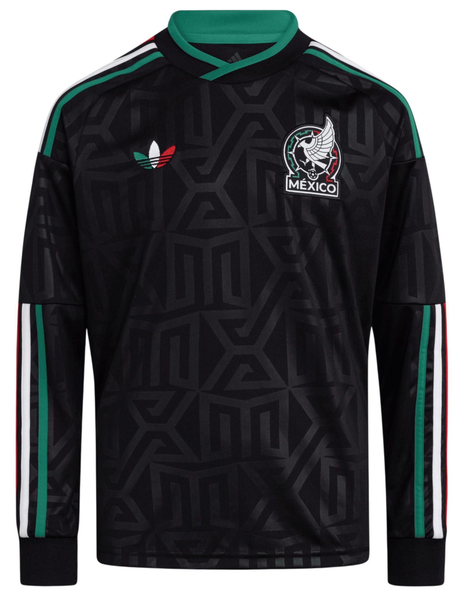 adidas Youth Mexico 2026 Third Long Sleeve Replica Jersey