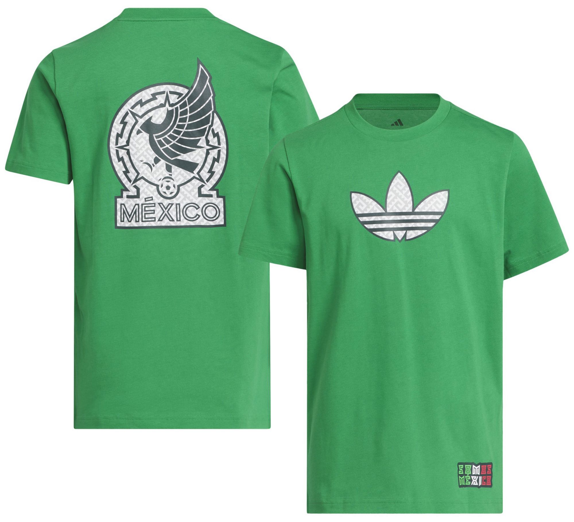 adidas Youth Mexico Green 2026 Away T-Shirt