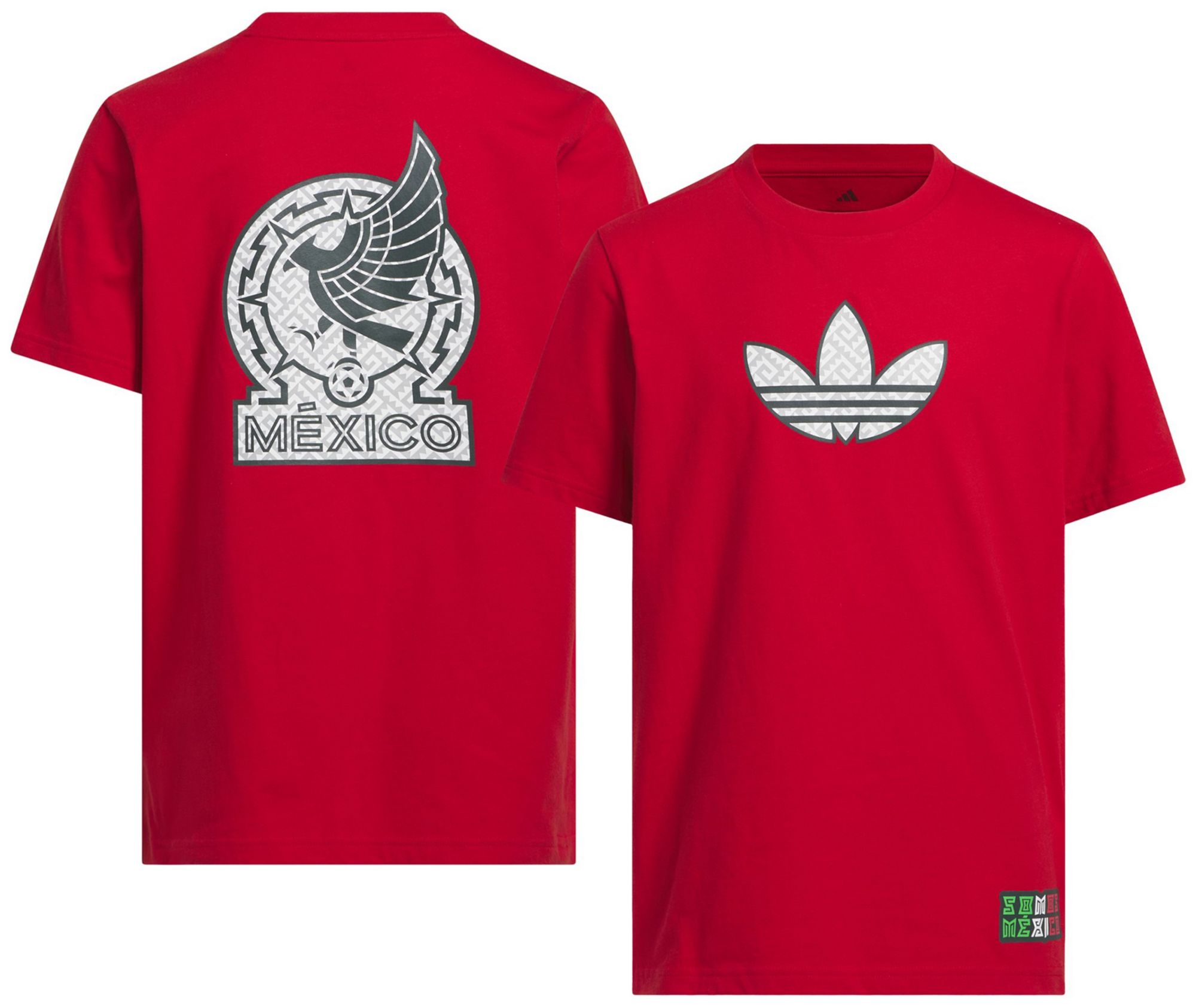 adidas Youth Mexico Red 2026 Away T-Shirt