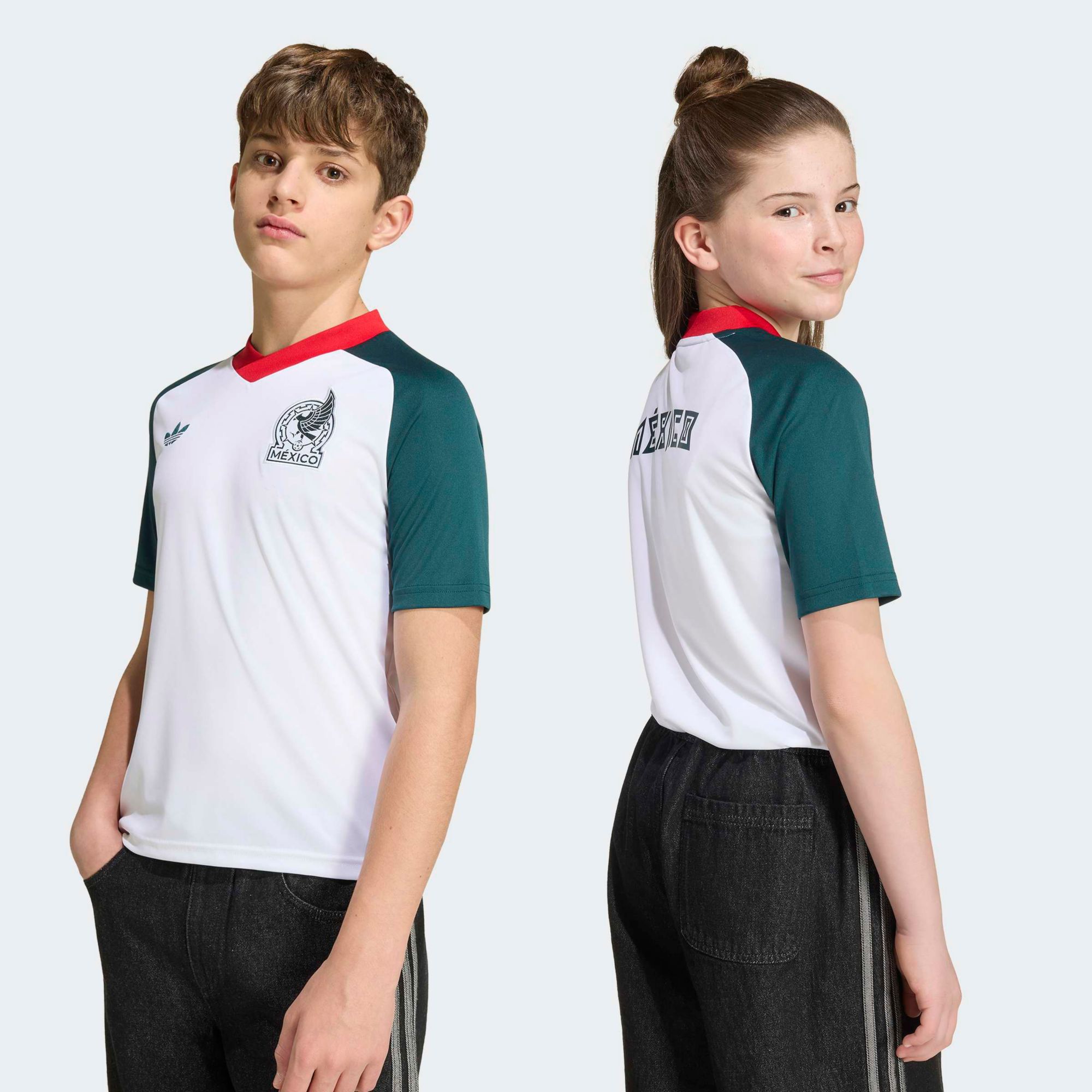 adidas Youth Mexico 2026 Away Prematch Jersey