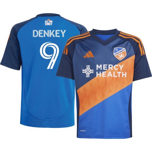 adidas Youth FC Cincinnati DeAndre Yedlin #91 Blue Home Replica