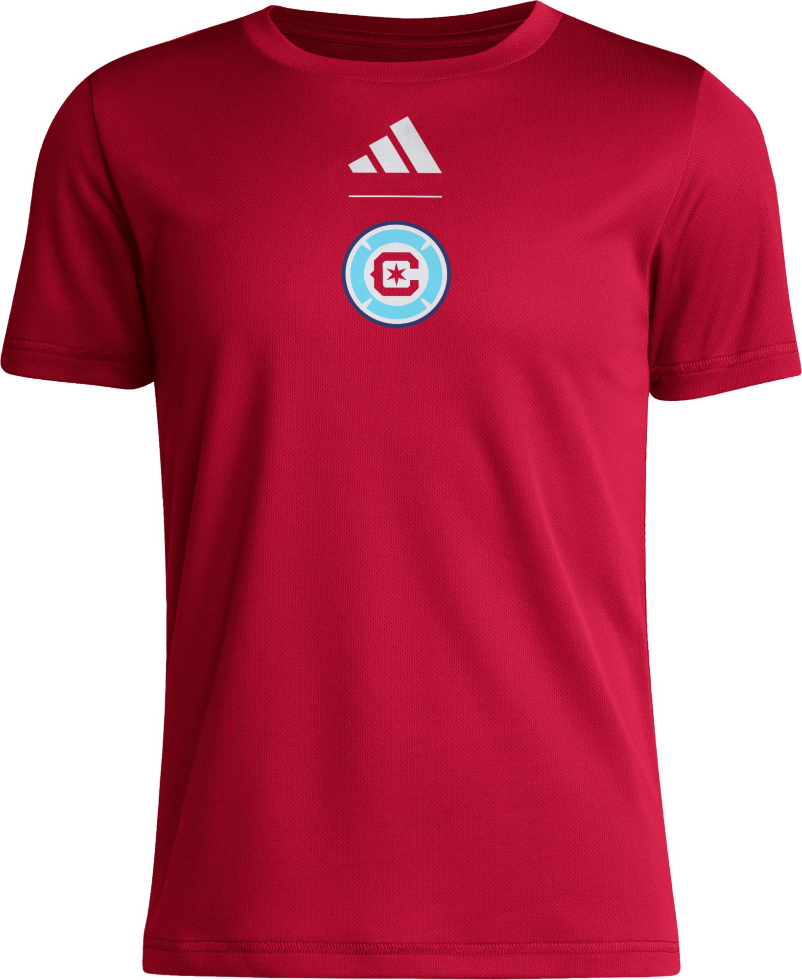adidas Youth Chicago Fire 2026 Team Logo Primary T-Shirt
