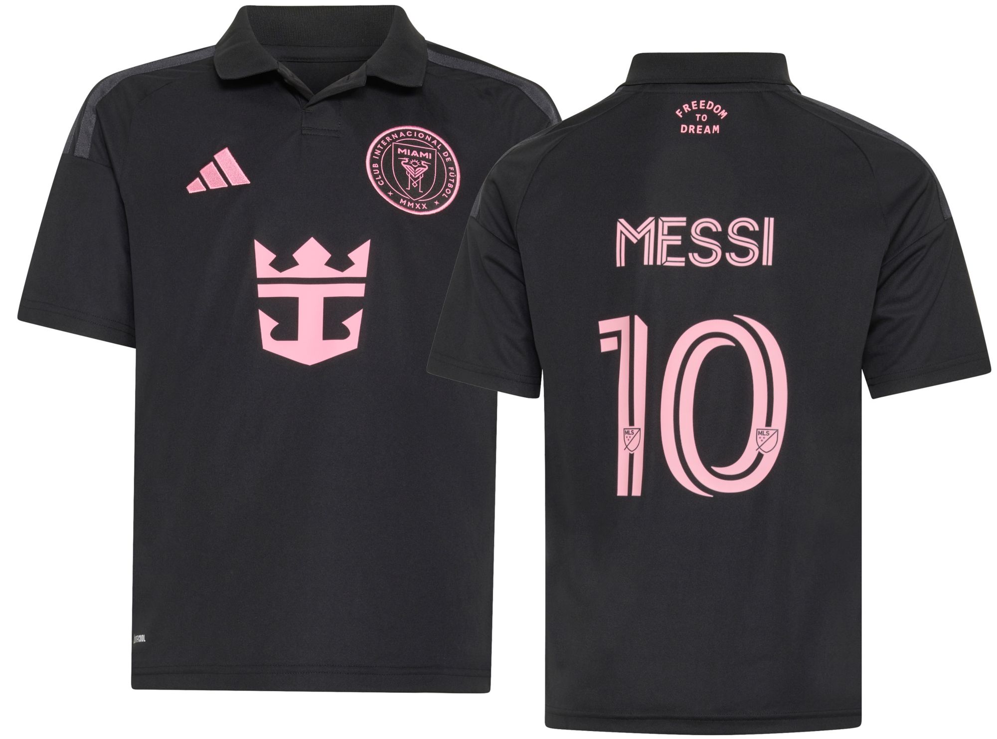 adidas Youth Inter Miami CF Lionel Messi #10 2026 Secondary Replica 'Presagio' Jersey