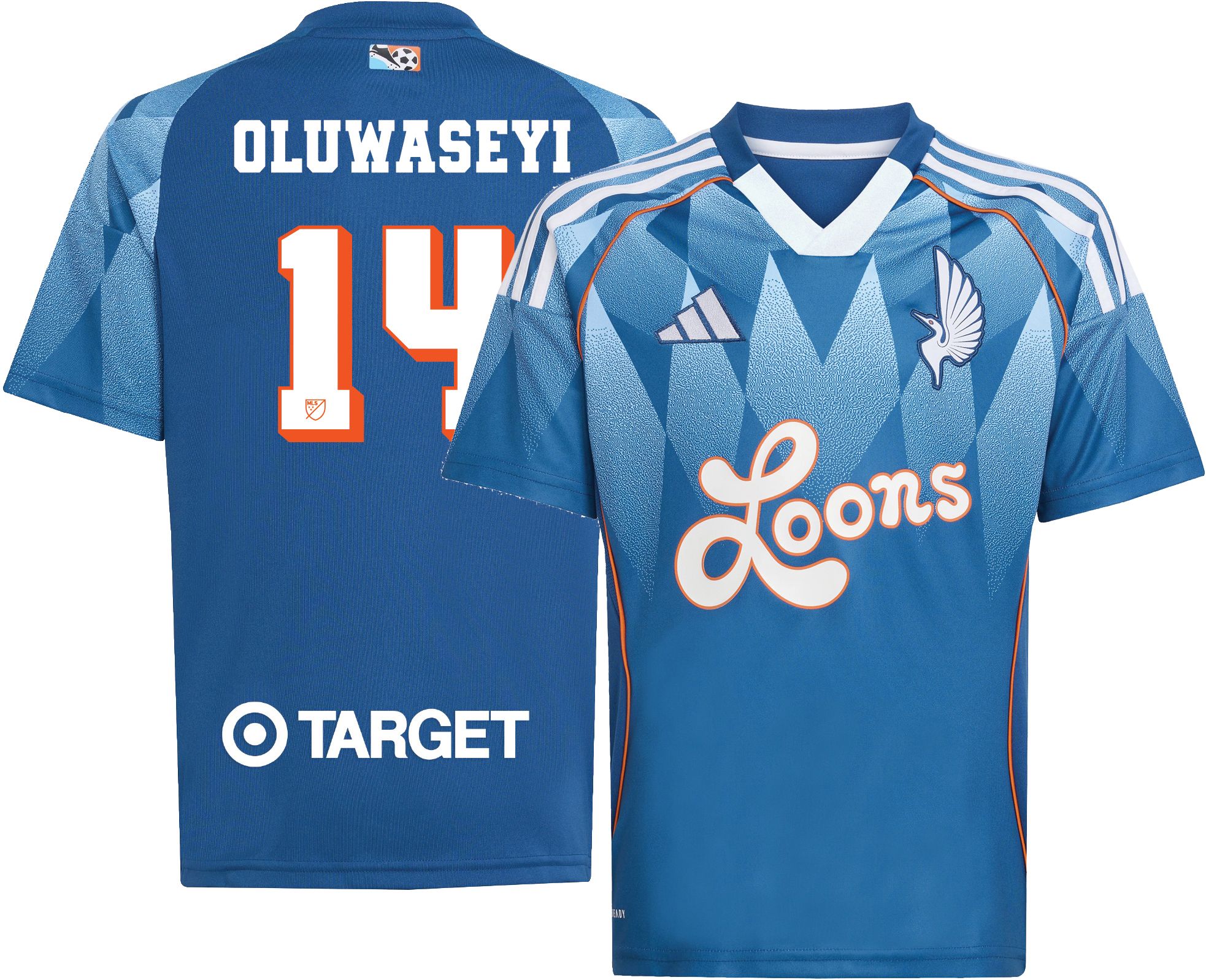 adidas Youth Minnesota United FC Tani Oluwaseyi #14 2025 Third Replica Jersey