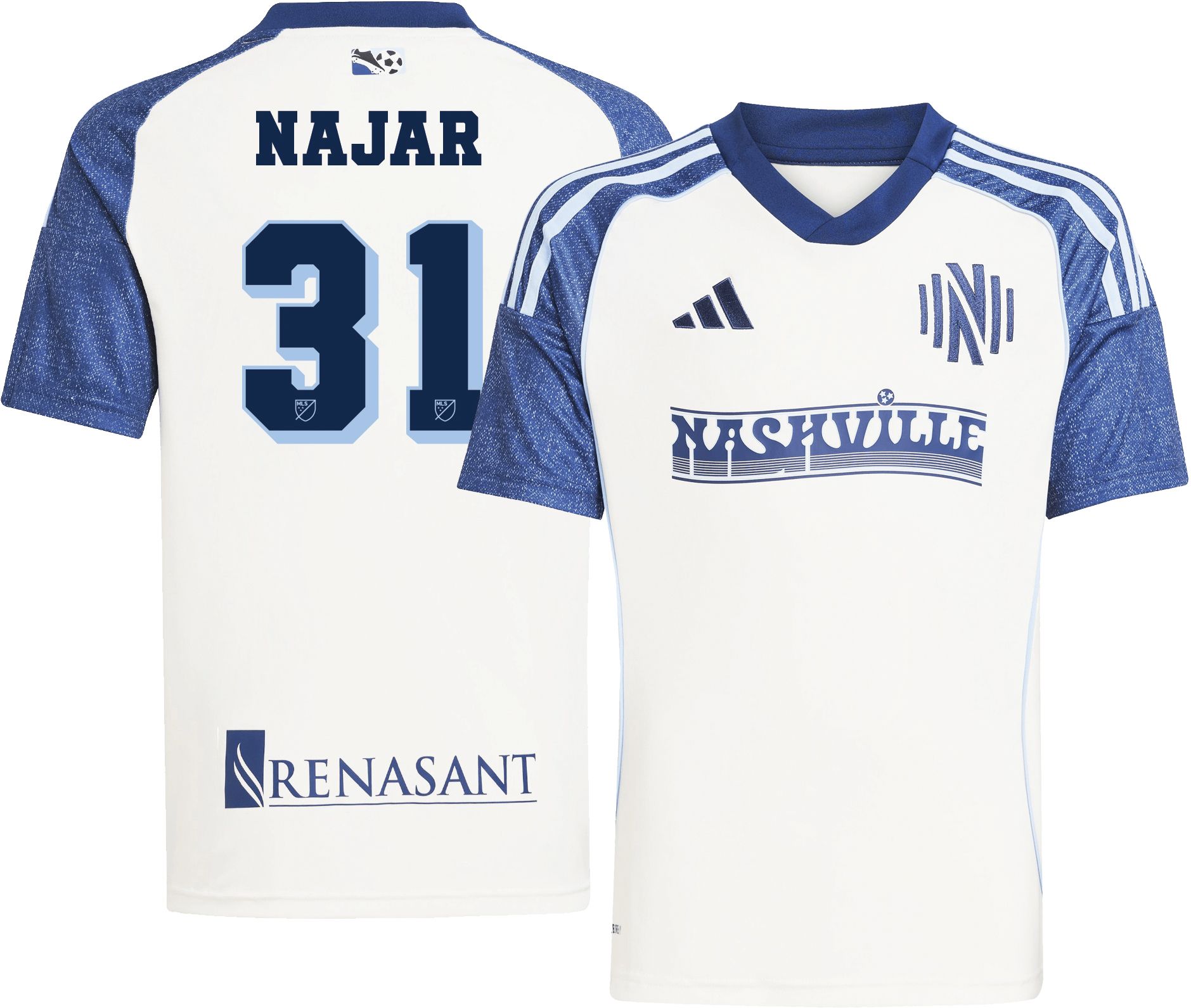 adidas Youth Nashville SC Andy Najar #31 2025 Third Replica Jersey