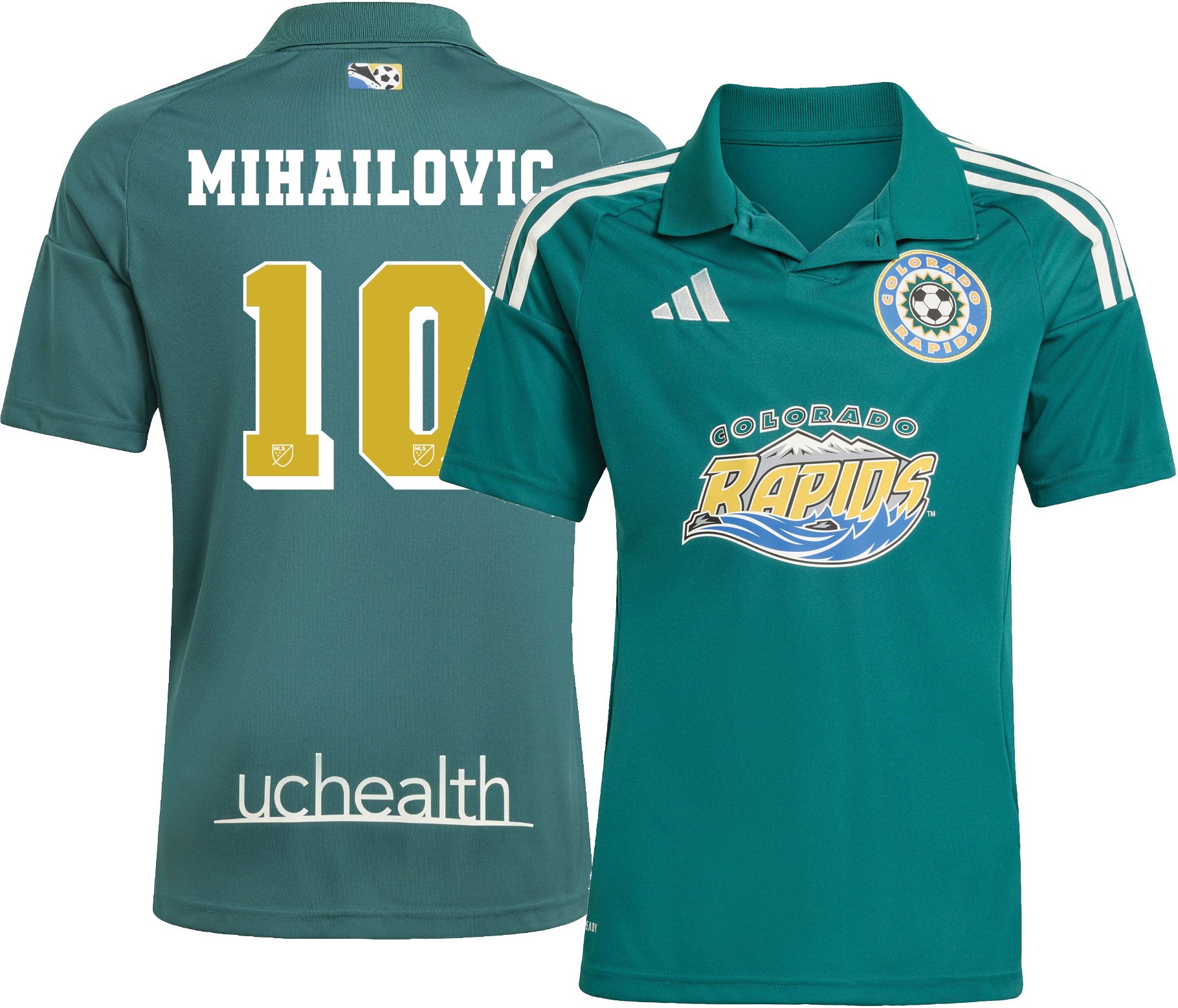 adidas Youth Colorado Rapids Djordje Mihailovic #10 2025 Third Replica Jersey