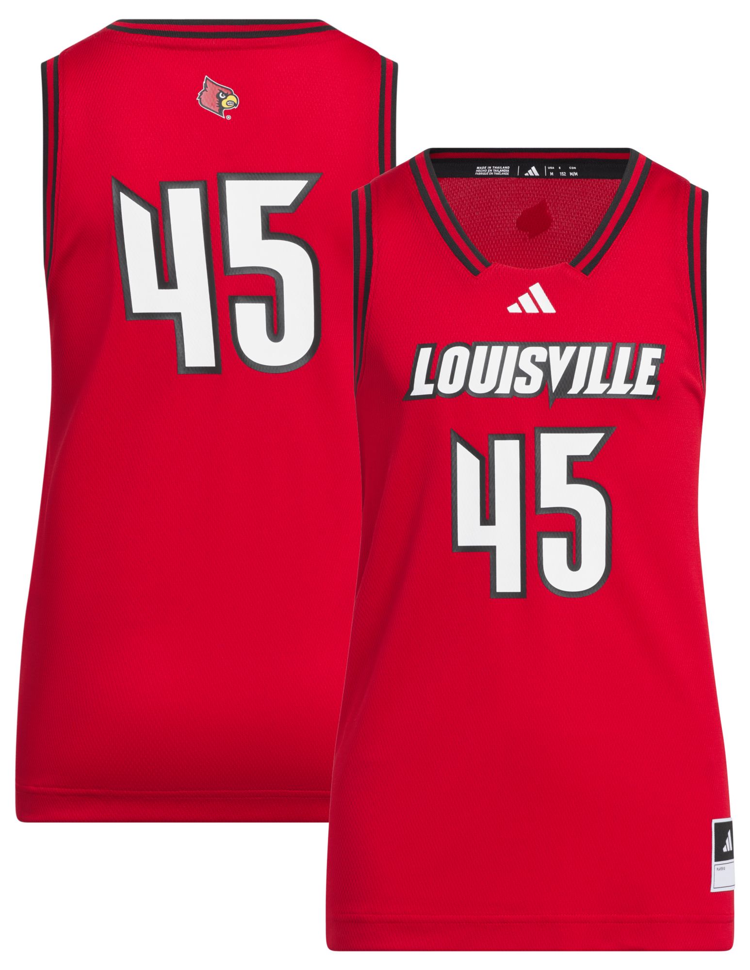 adidas Youth Louisville Cardinals Team Power Red Swingman Basketball Jersey