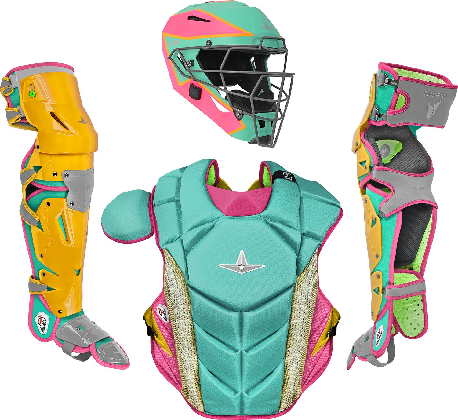 All-Star Adult MVP Pro Short Fuse Series Catcher's Set