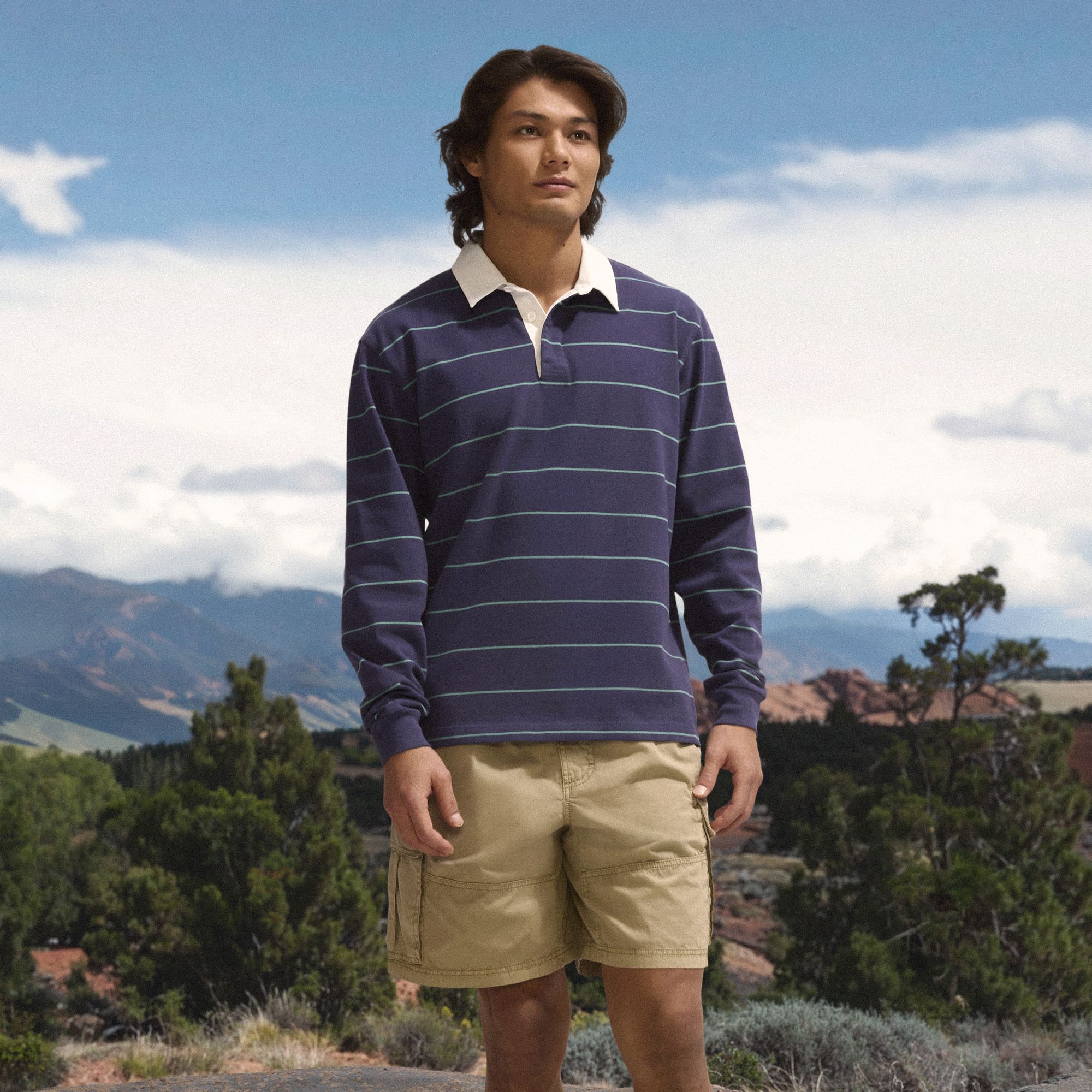 Navy Stripe