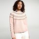 Dusty Pink Fair Isle