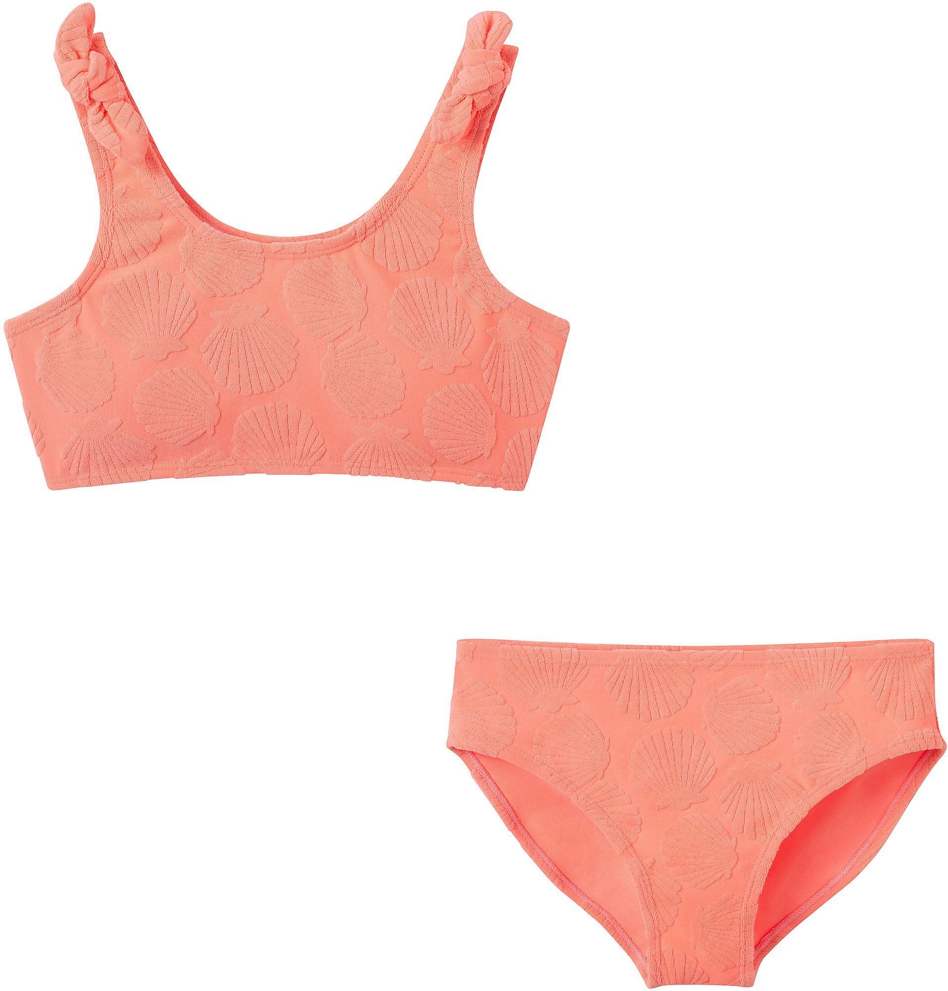 Andy &amp; Evan Girls' Shoulder Tie Bikini Set