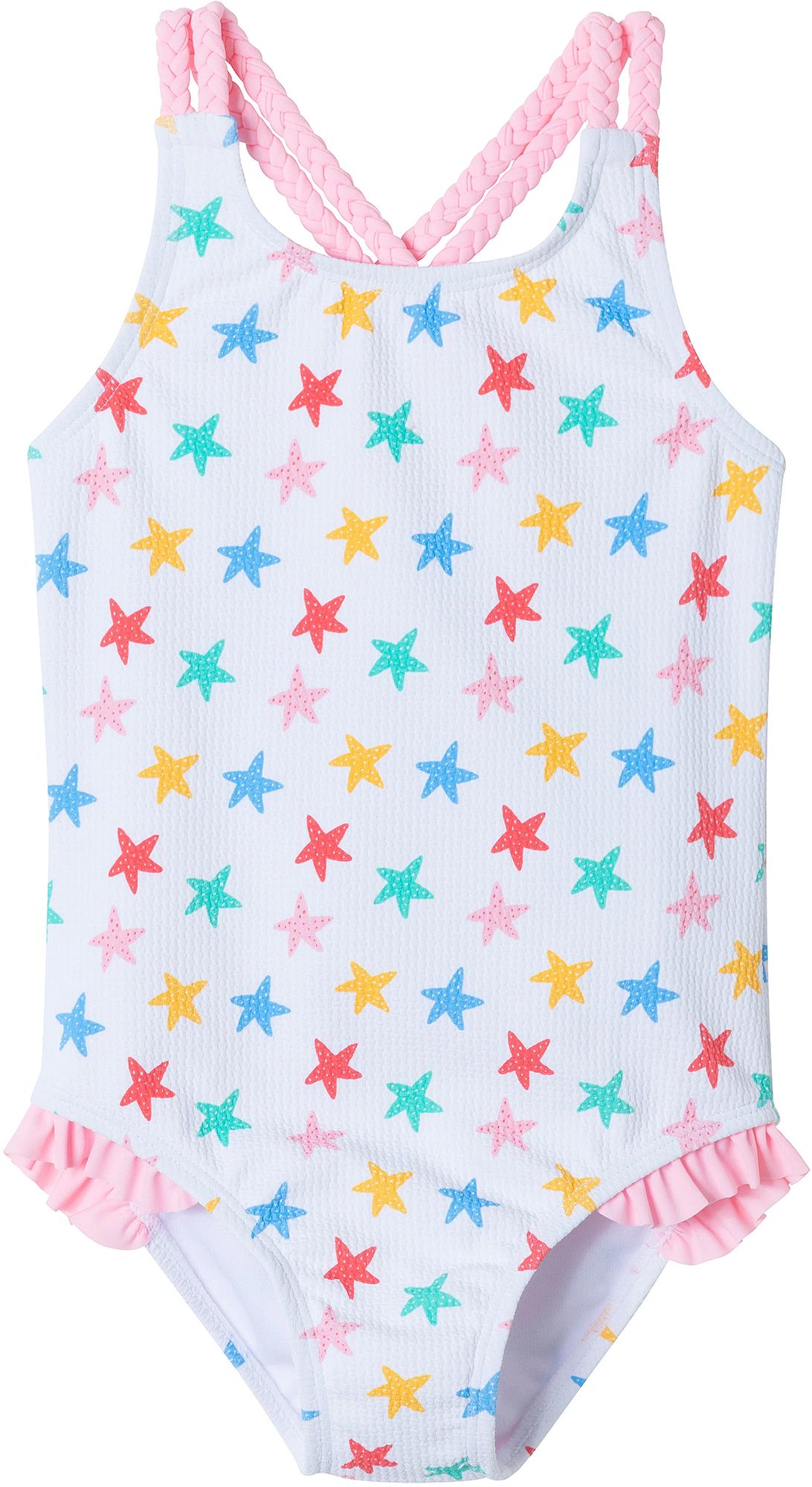 Andy &amp; Evan Little Girls' Starfish One Piece Swimsuit