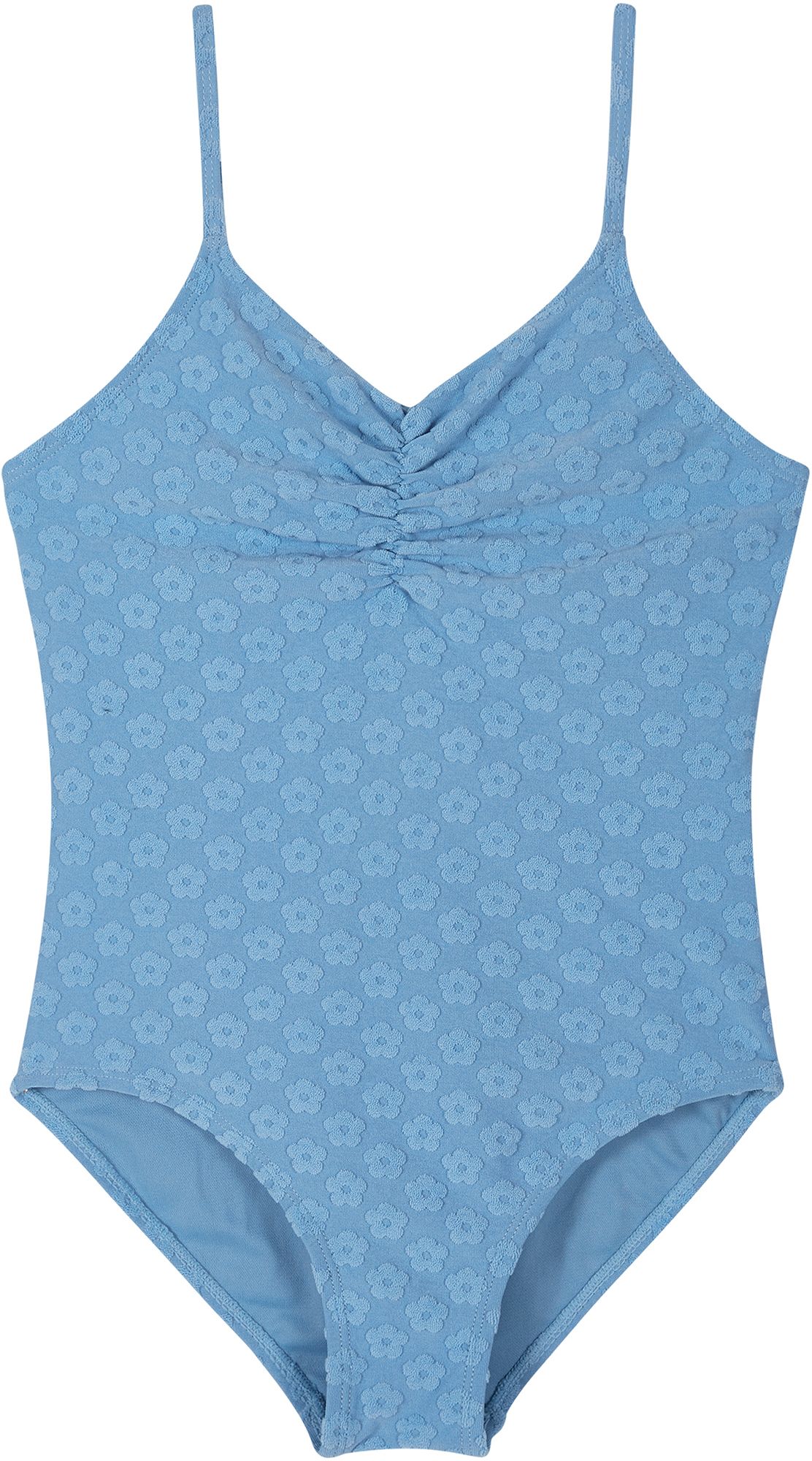 Andy &amp; Evan Girls' Jacquard One Piece Swimsuit