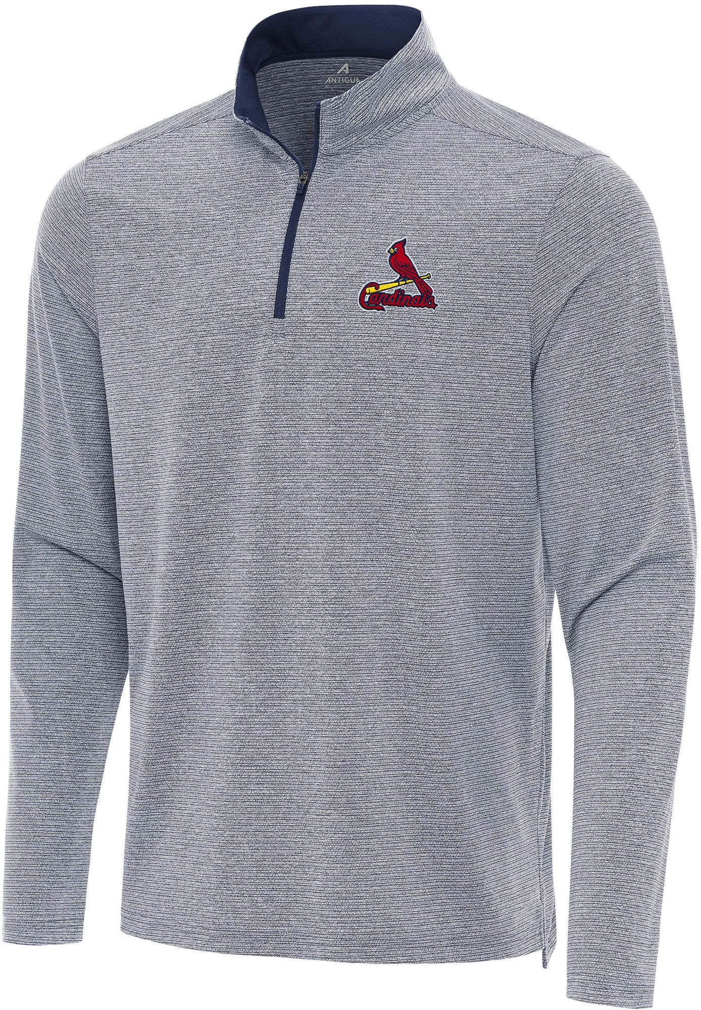 Antigua Men's St. Louis Cardinals Changeover 1/4 Zip Sweater