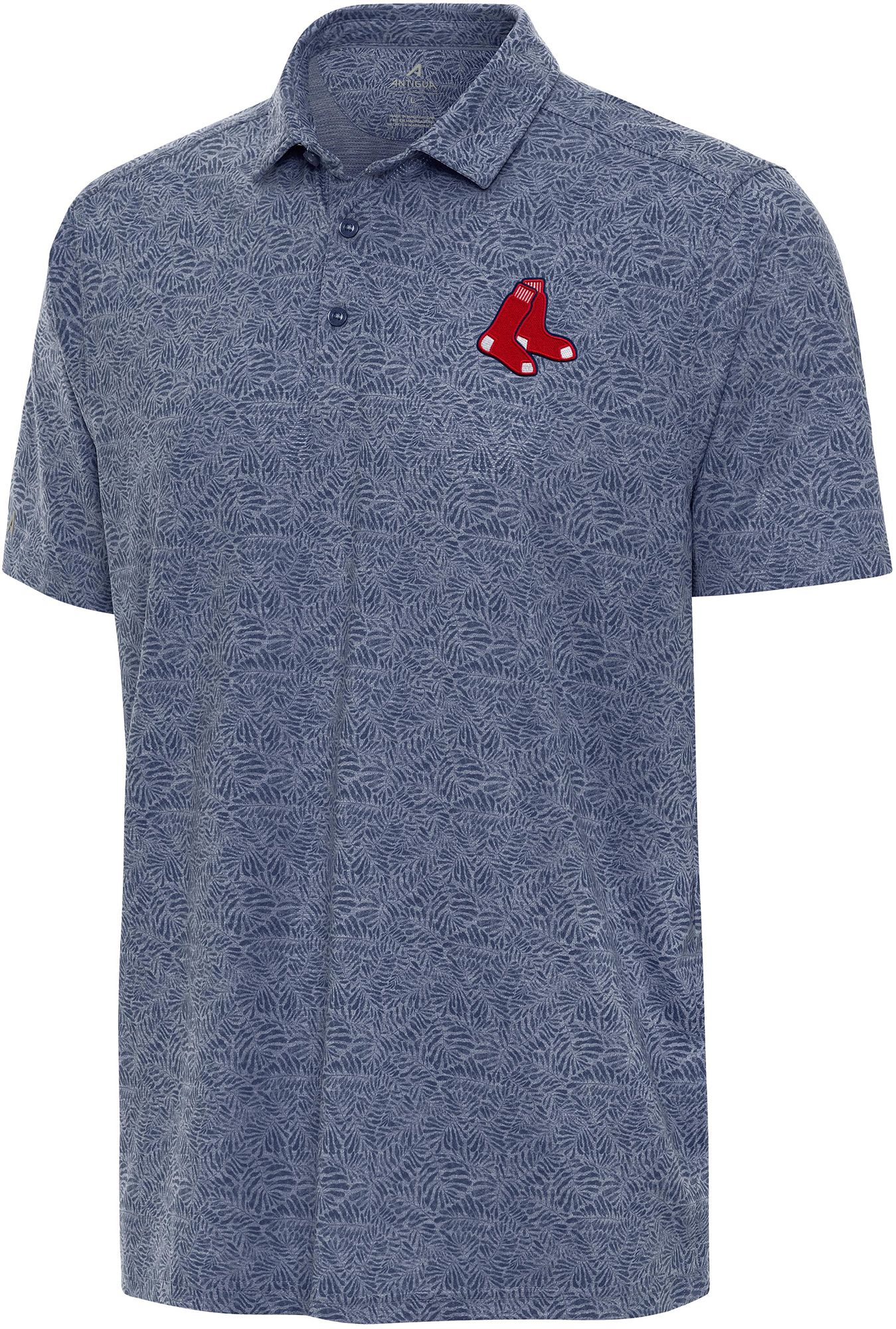 Antigua Men's Boston Red Sox Navy Tentril Polo