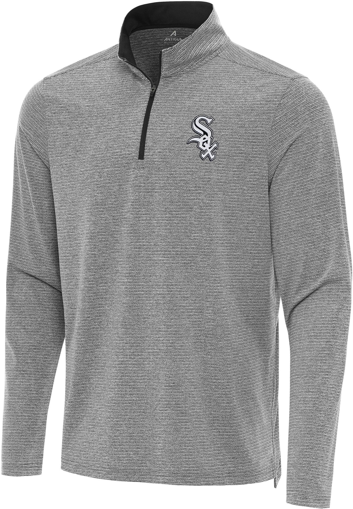 Antigua Men's Chicago White Sox Changeover Black Quarter-Zip