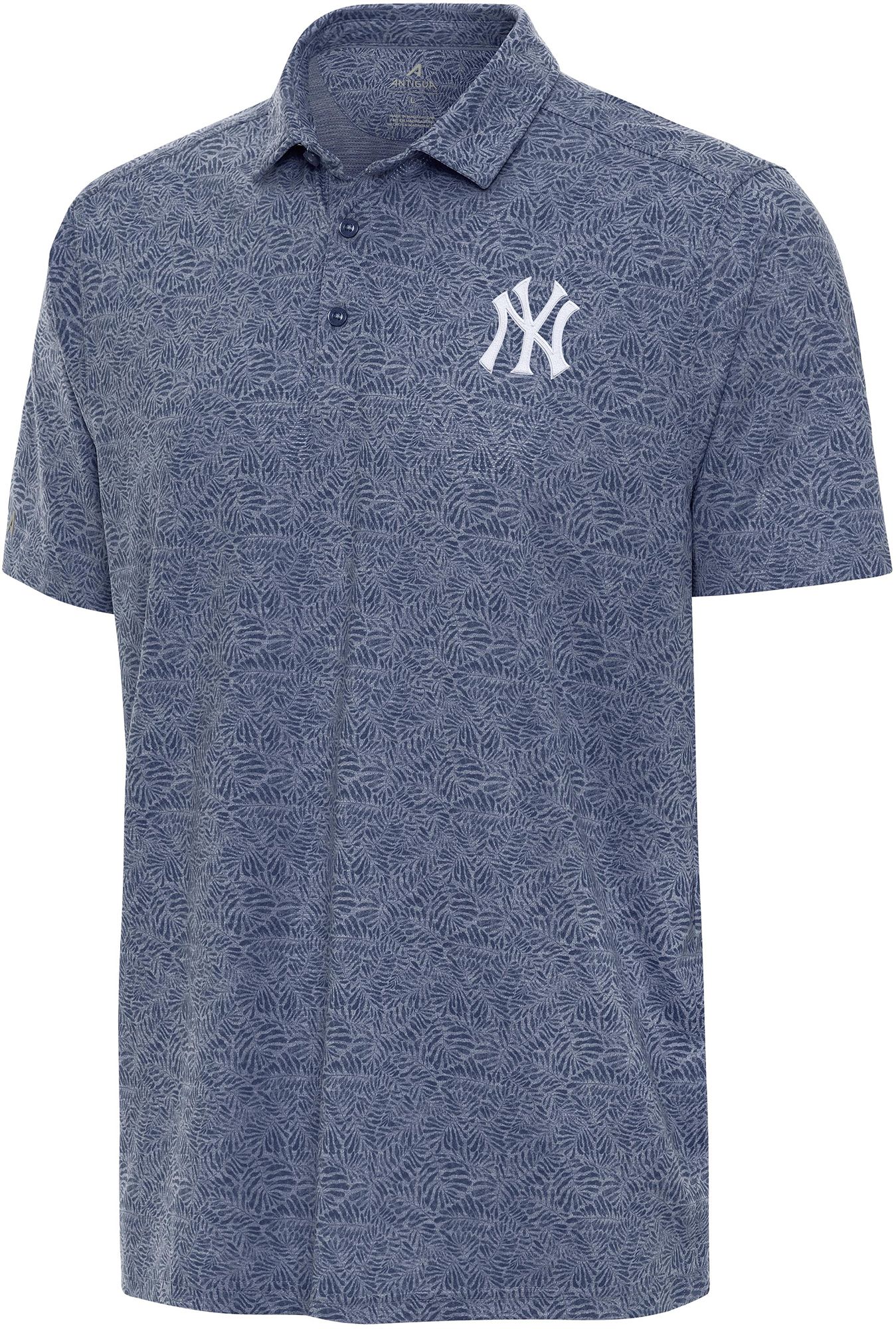 Antigua Men's New York Yankees Navy Tentril Polo