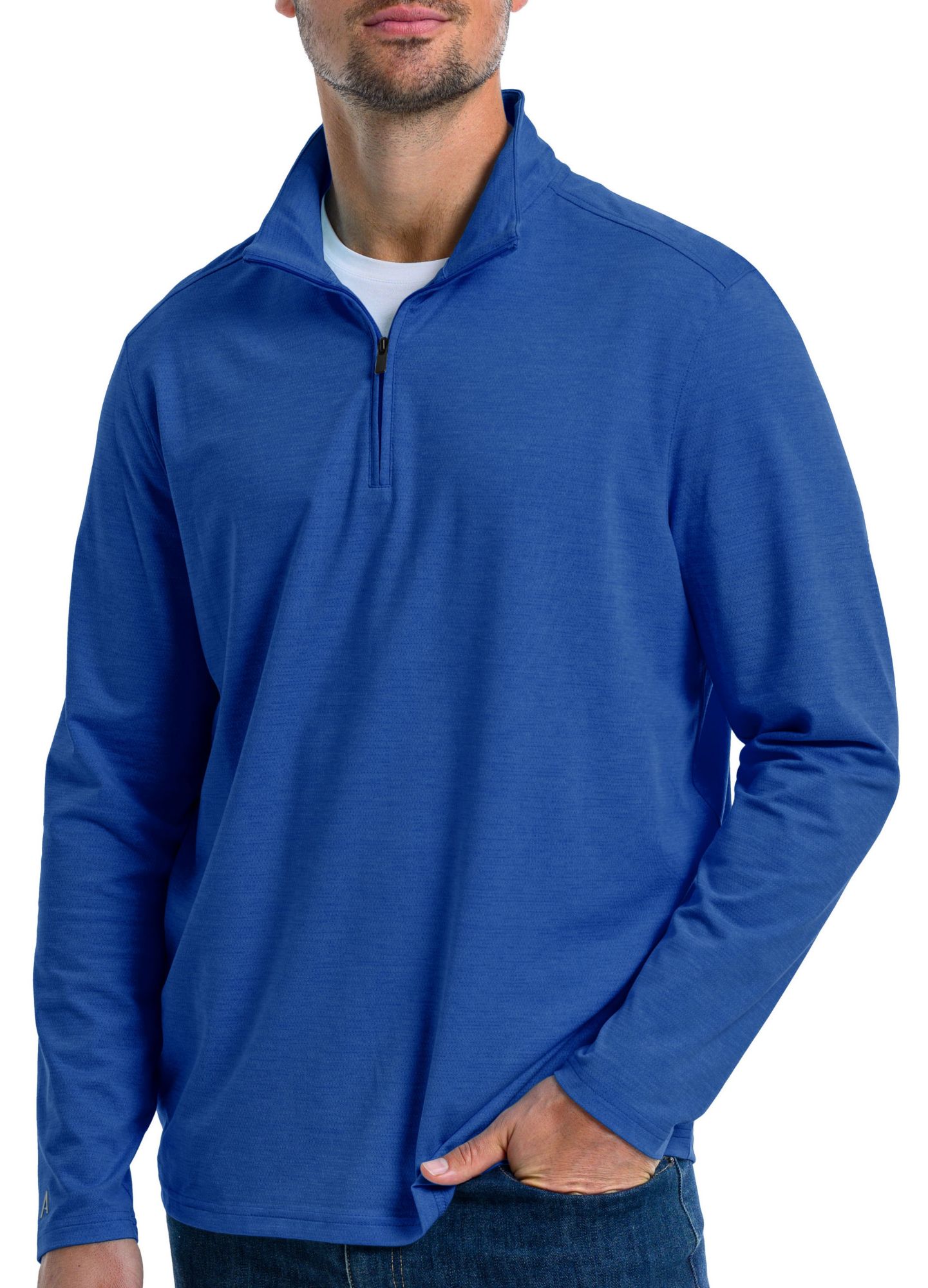 Antigua Men's Earn Zip Golf Pullover