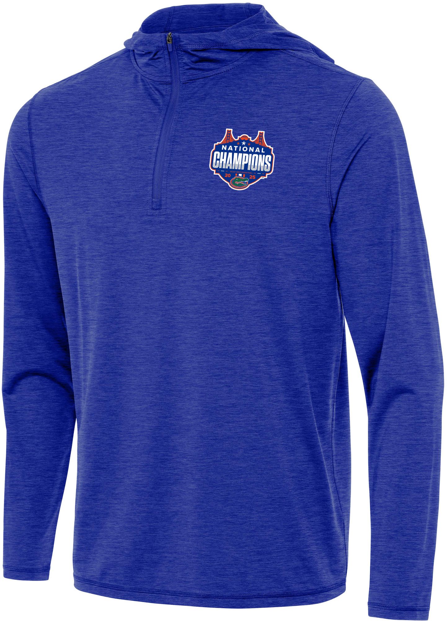 Antigua Adult 2025 Men's Basketball National Champions Florida Gators Tidy Quarter-Zip
