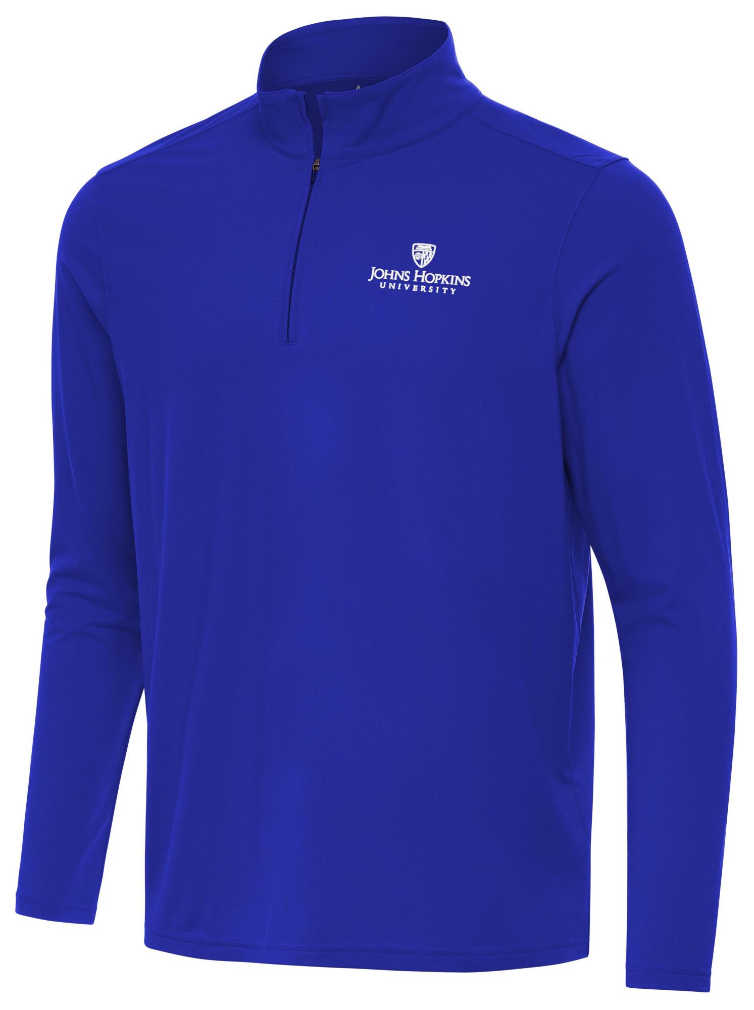 Antigua Men's Johns Hopkins Blue Jays Dark Royal Intent 1/4 Zip Pullover