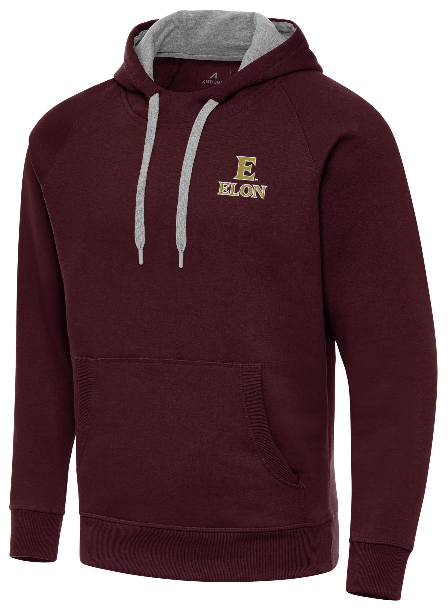 Antigua Men's Elon Phoenix Maroon Victory Hoodie