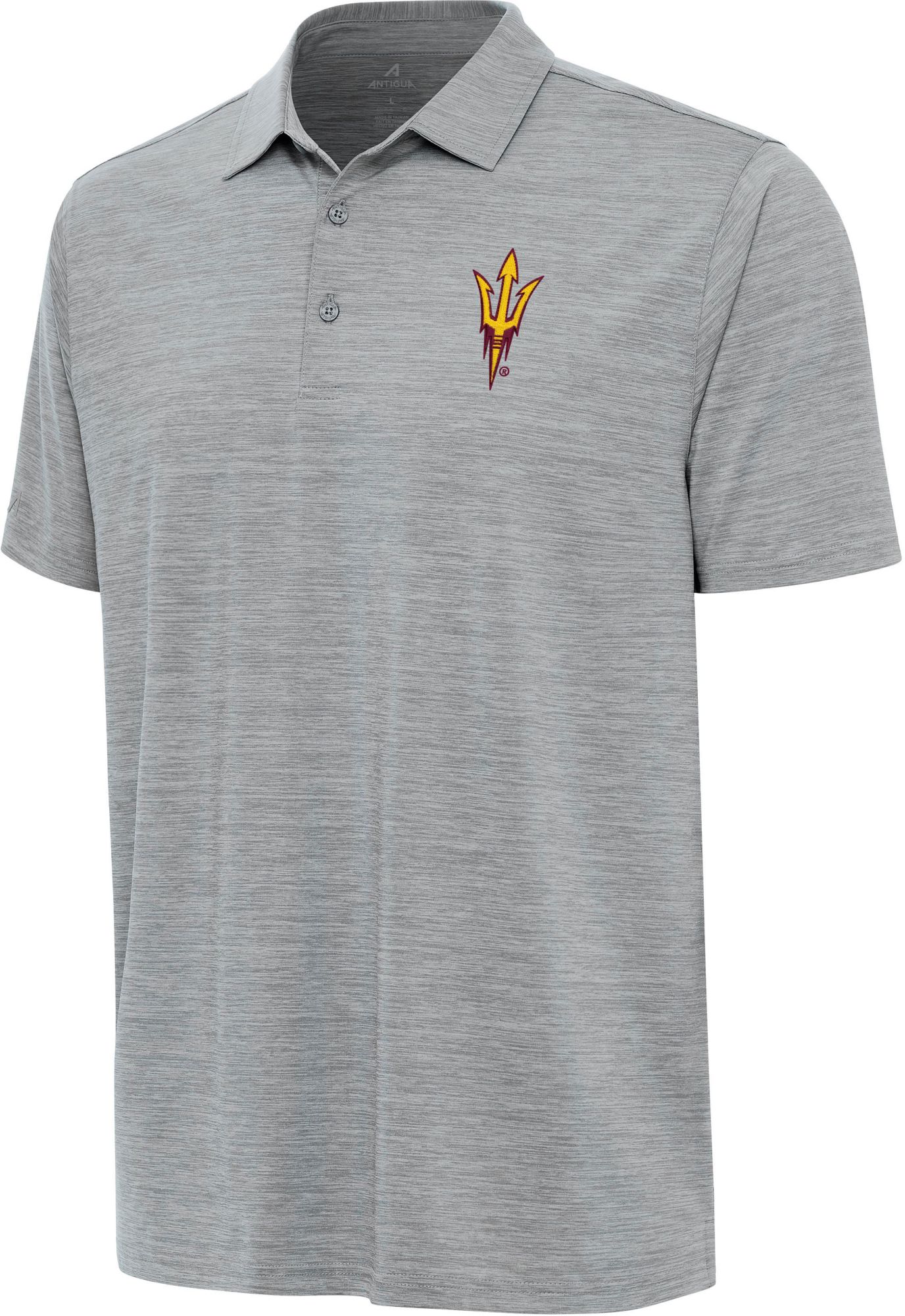 Antigua Men's Arizona State Sun Devils Heather Layout Polo