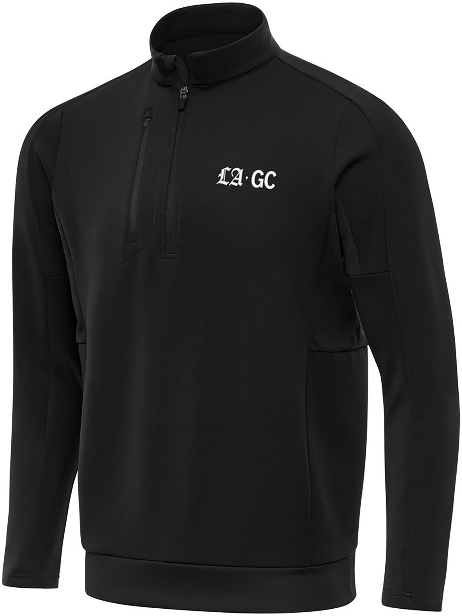 Antigua Men's TGL Los Angeles GC Generation Black 1/4 Zip Pullover