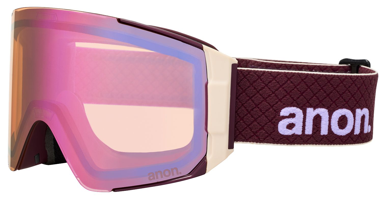 Purple Strap / Deep Cherry/Cloudy Pink Lens