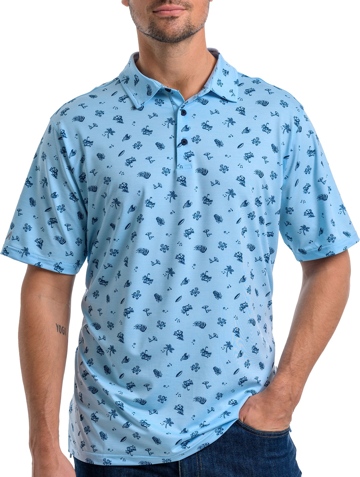 Ice Blue Heather/Nautical Navy