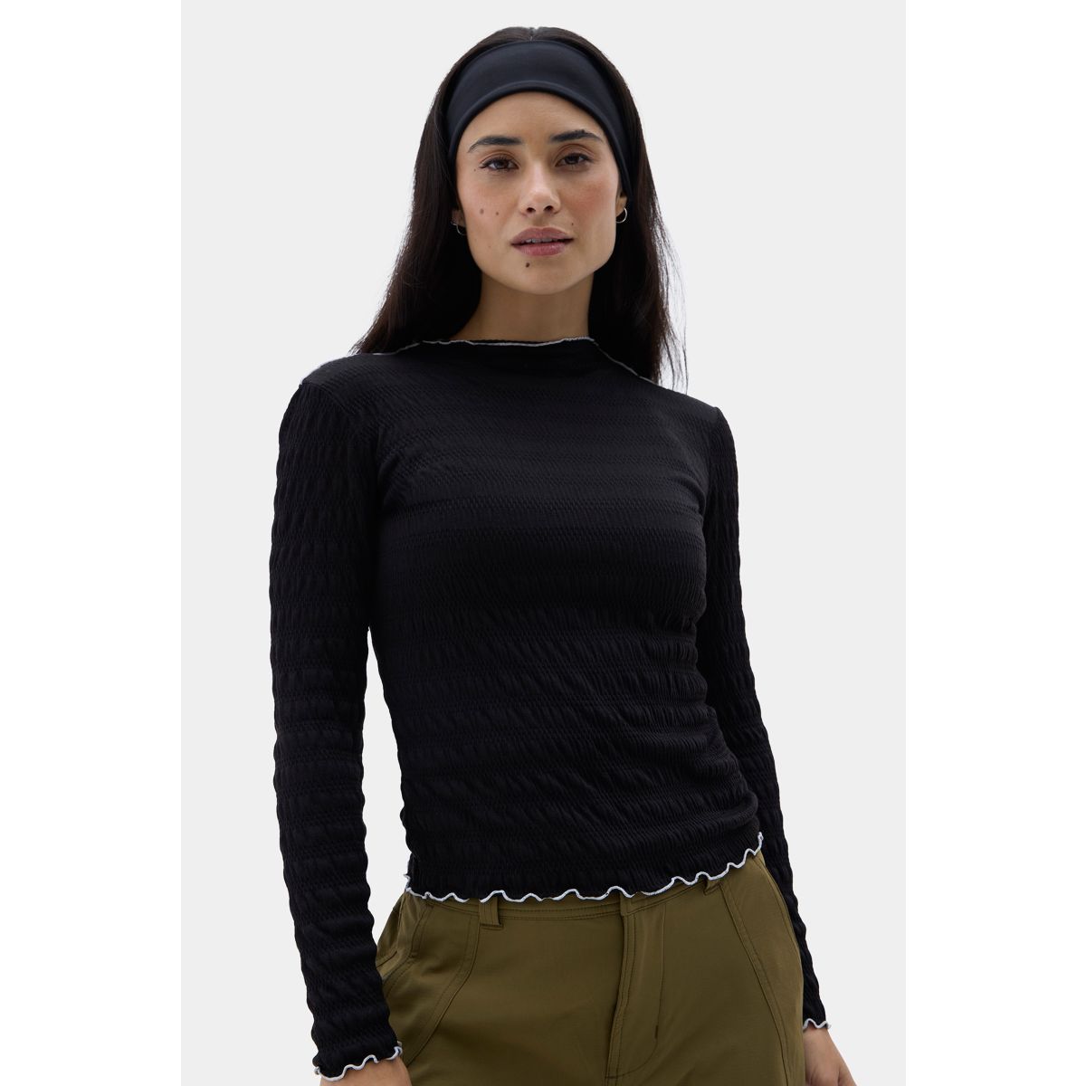 Halfdays Women's Ynes Long Sleeve Top