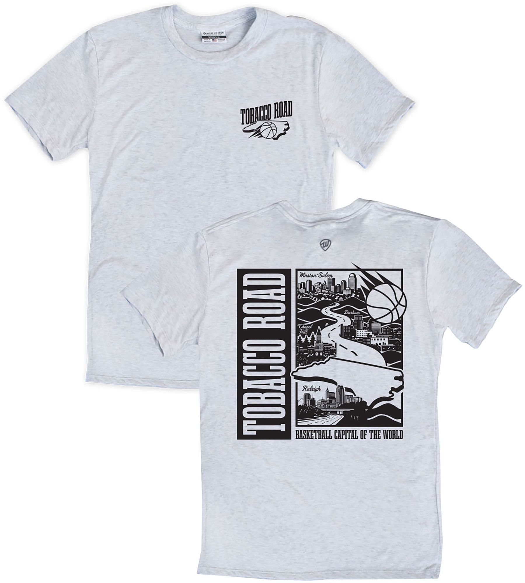 Where I'm From Adult Tobacco Road White 2Hit T-Shirt