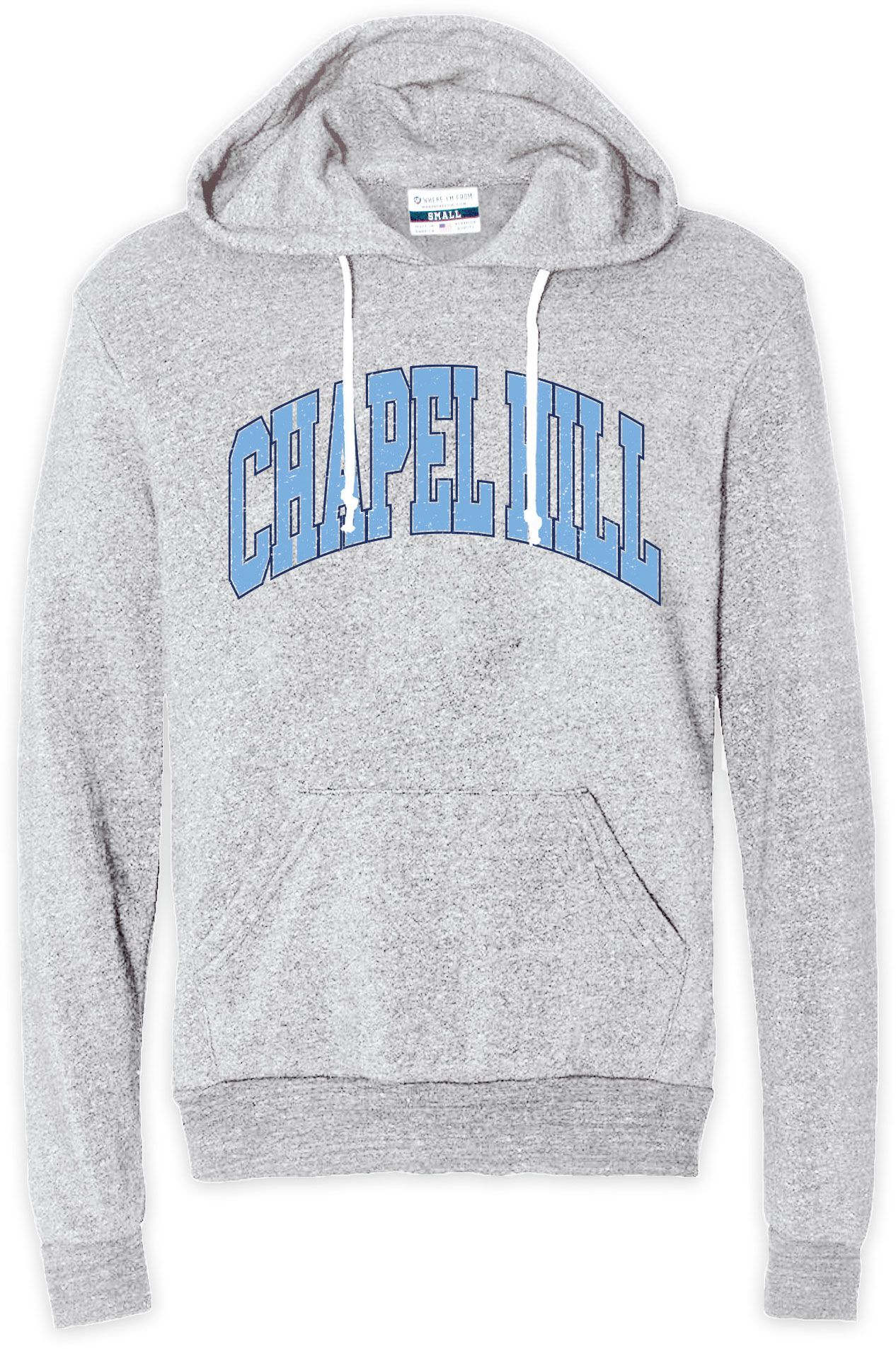 Where I'm From Men's Chapel Hill White Arch Pullover Hoodie