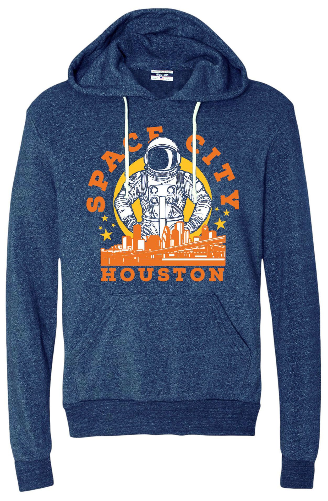 Where I'm From Men's Houston Navy Space City Pullover Hoodie