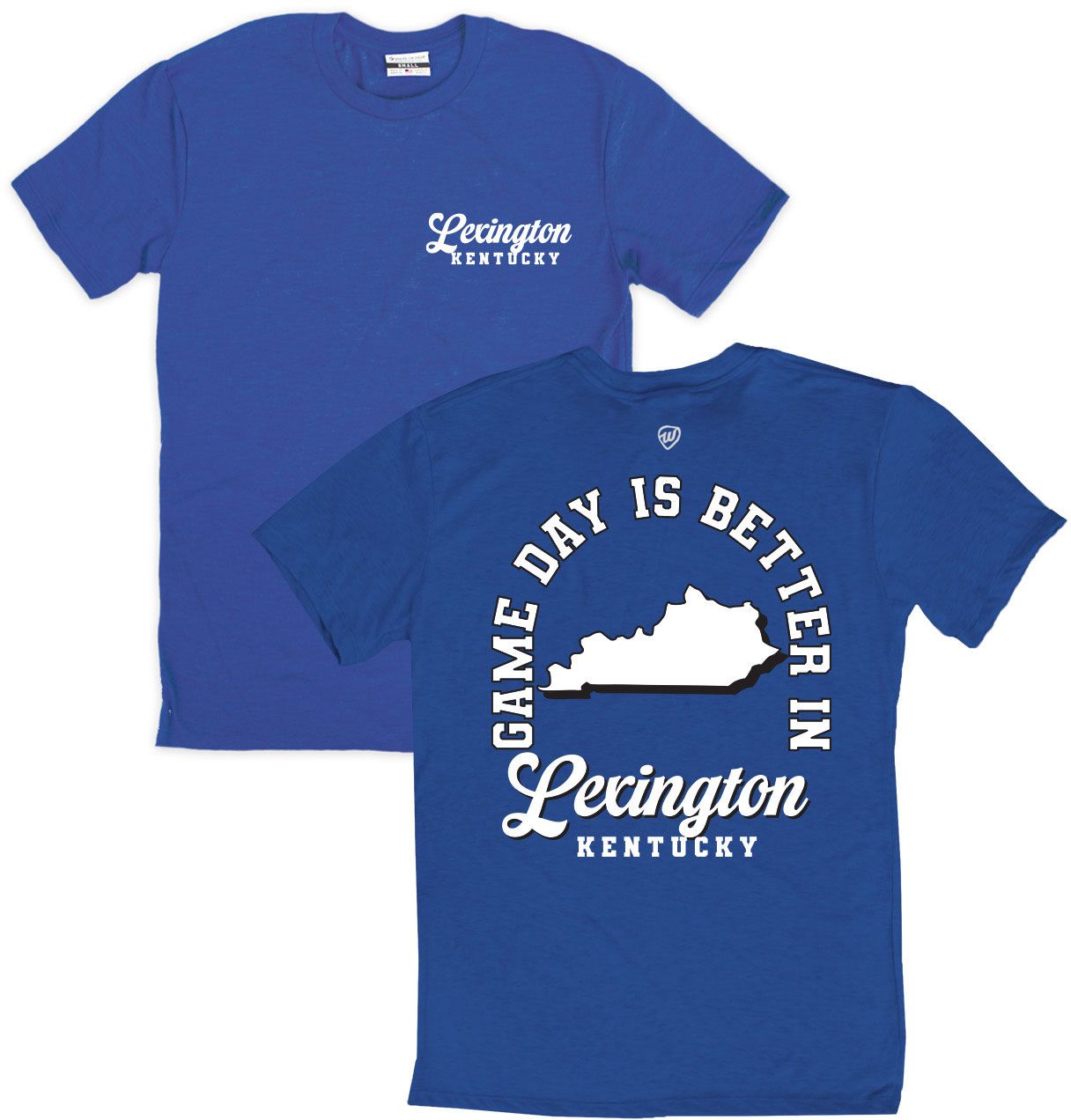 Where I'm From Men's Lexington Blue Game Day 2Hit T-Shirt