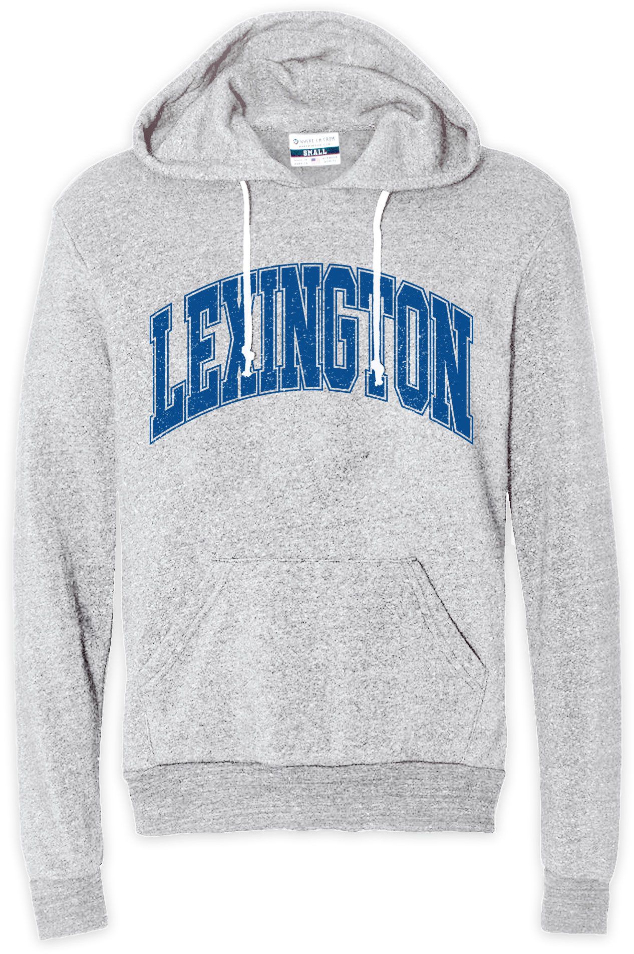 Where I'm From Men's Lexington White Arch Pullover Hoodie