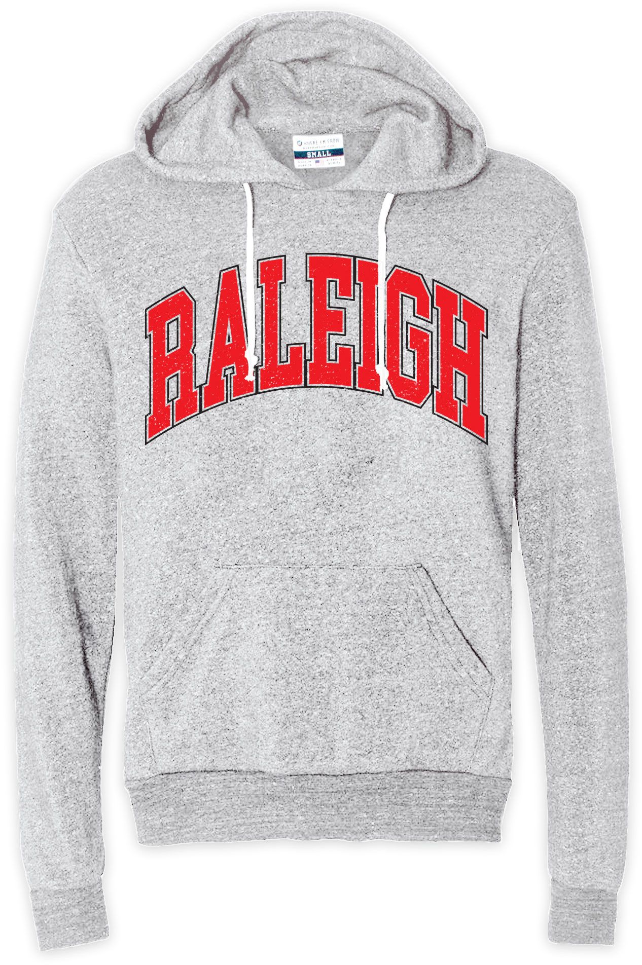 Where I'm From Men's North Carolina Raleigh Arch Pullover Hoodie