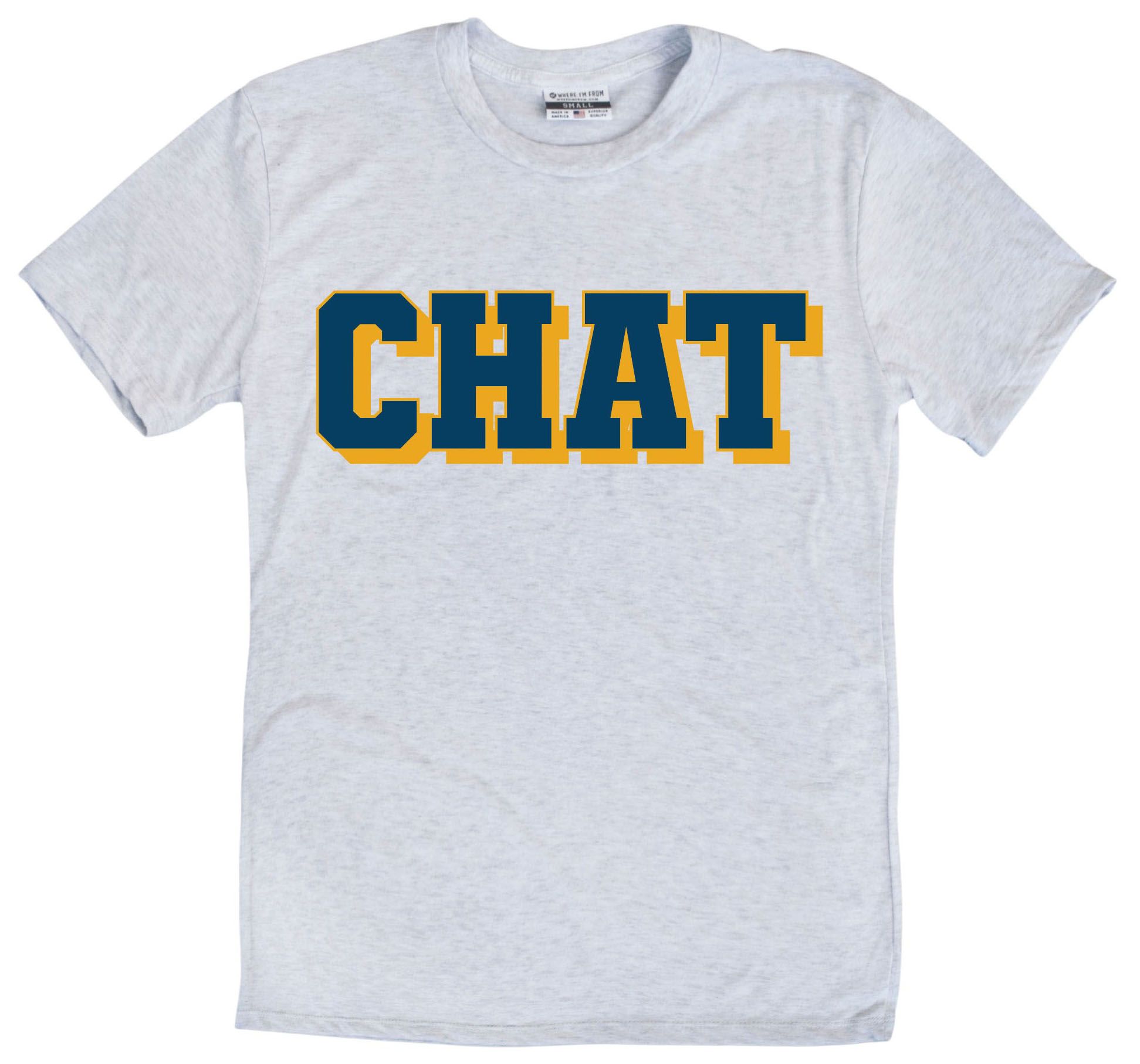 Where I'm From Adult Chatanooga White City Code T-Shirt