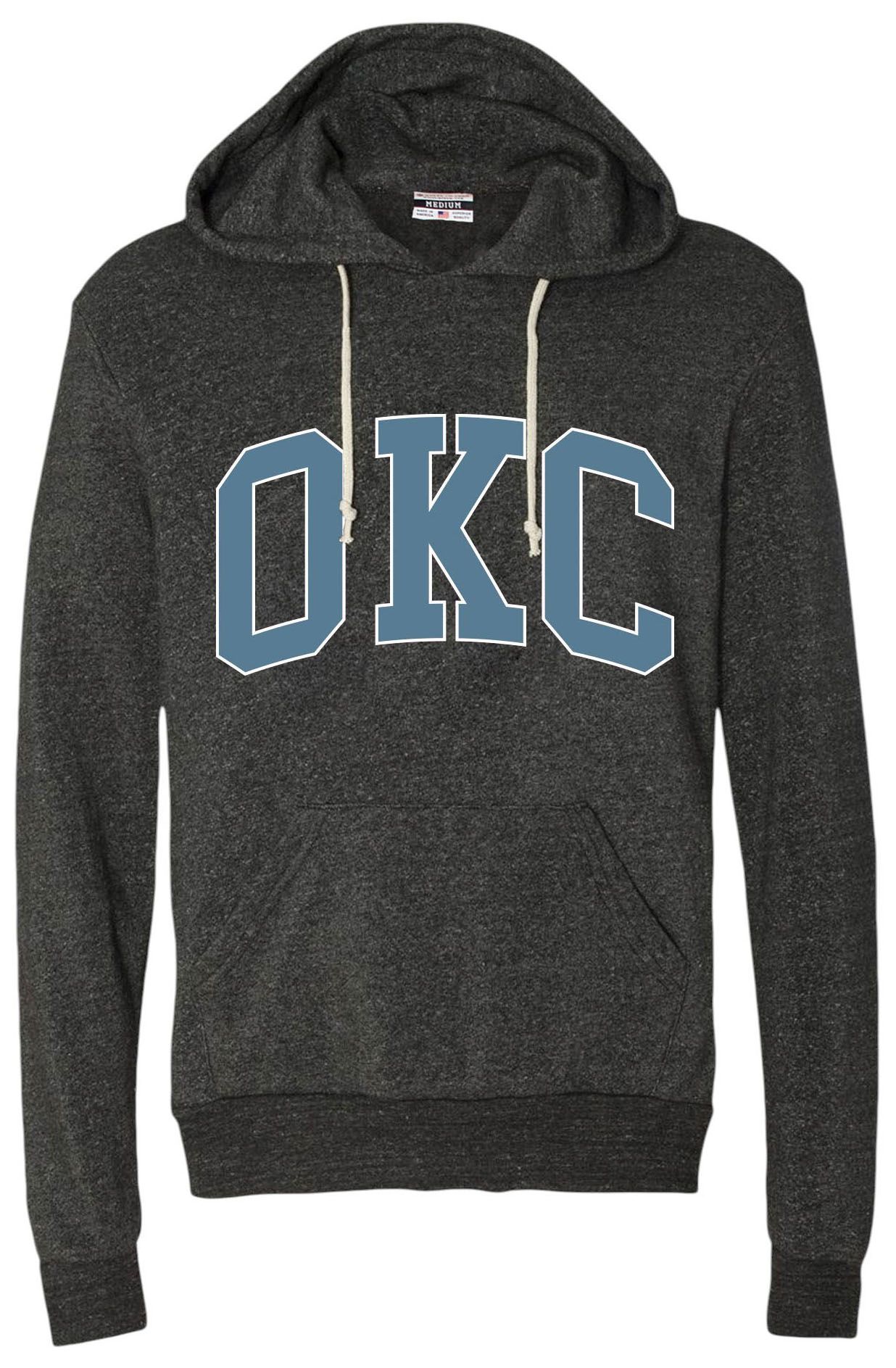 Where I'm From Unisex Oklahoma City Black Arch Pullover Hoodie