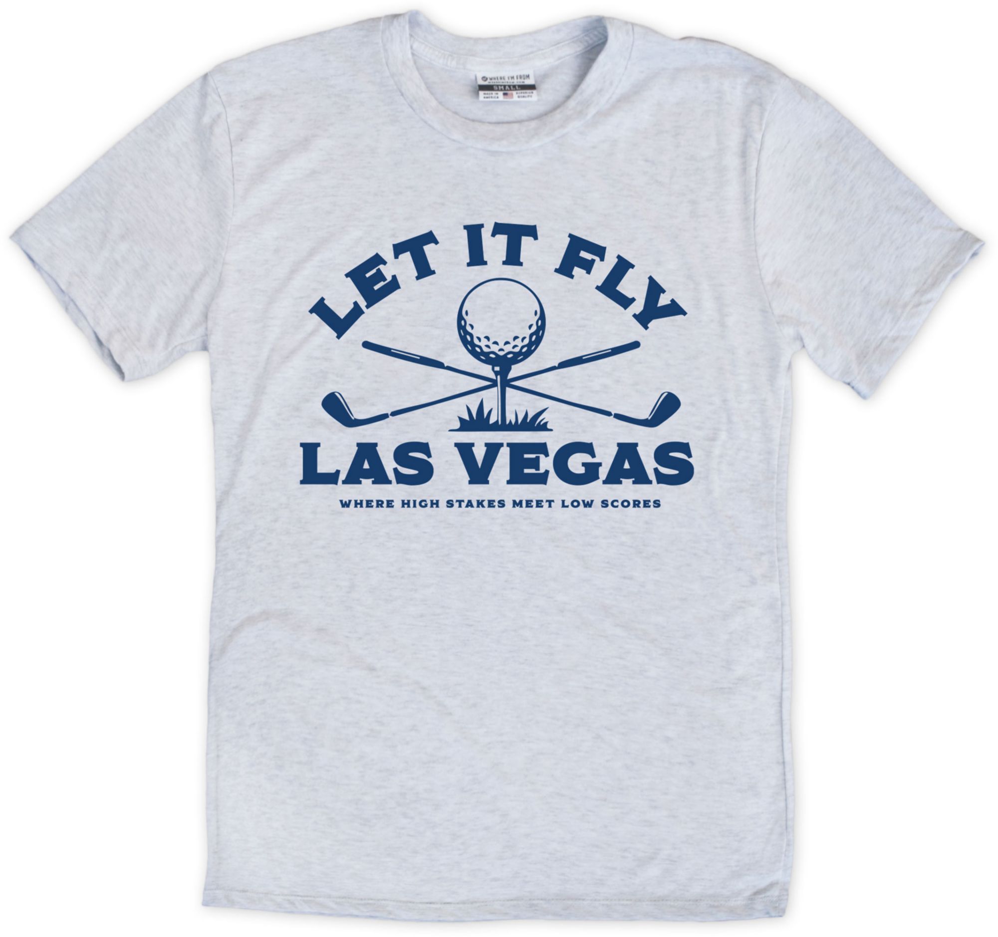 Where I'm From Unisex Las Vegas White 'Let It Fly' T-Shirt