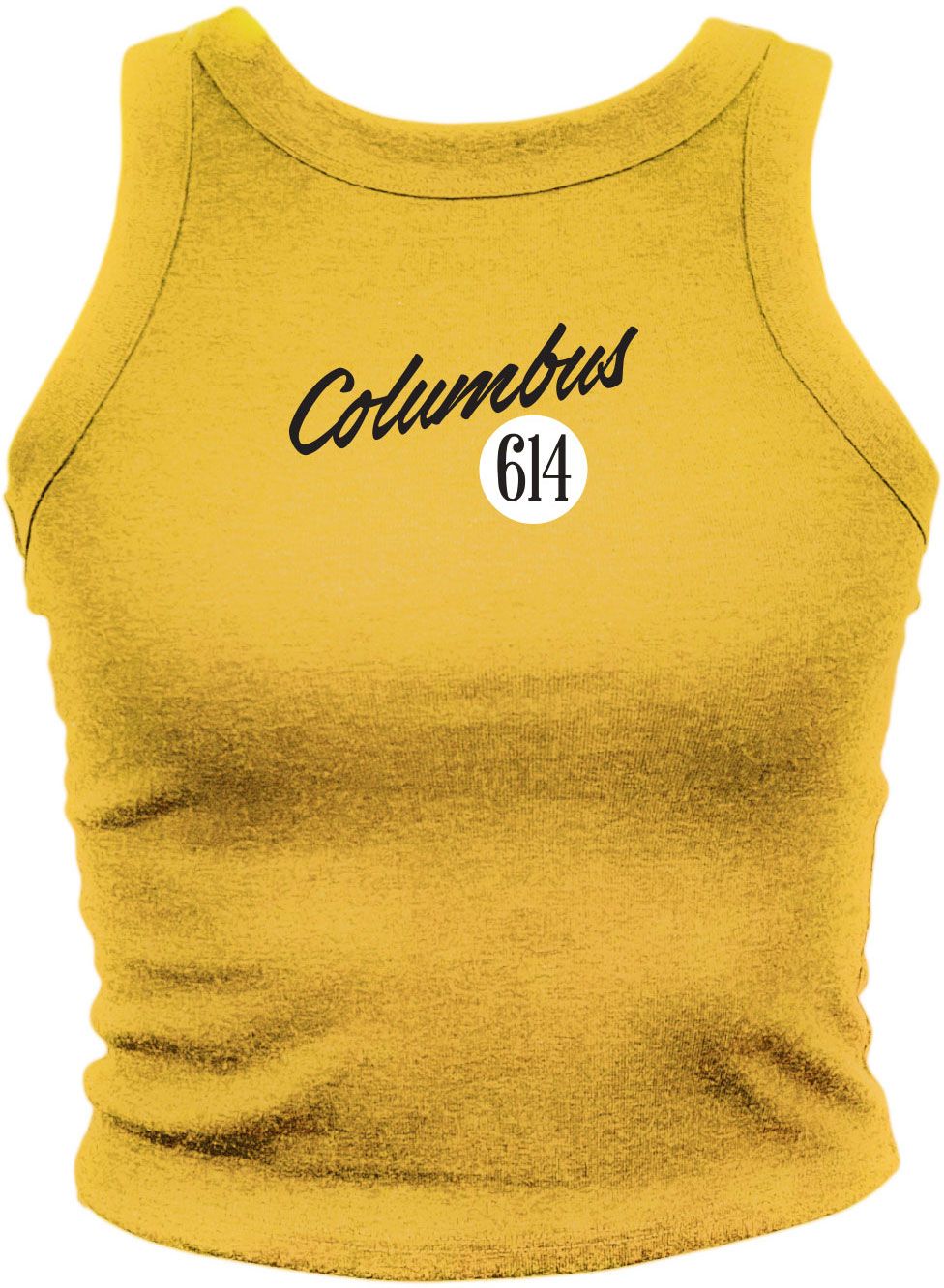 Where I'm From Women's Columbus Yellow Area Code T-Shirt