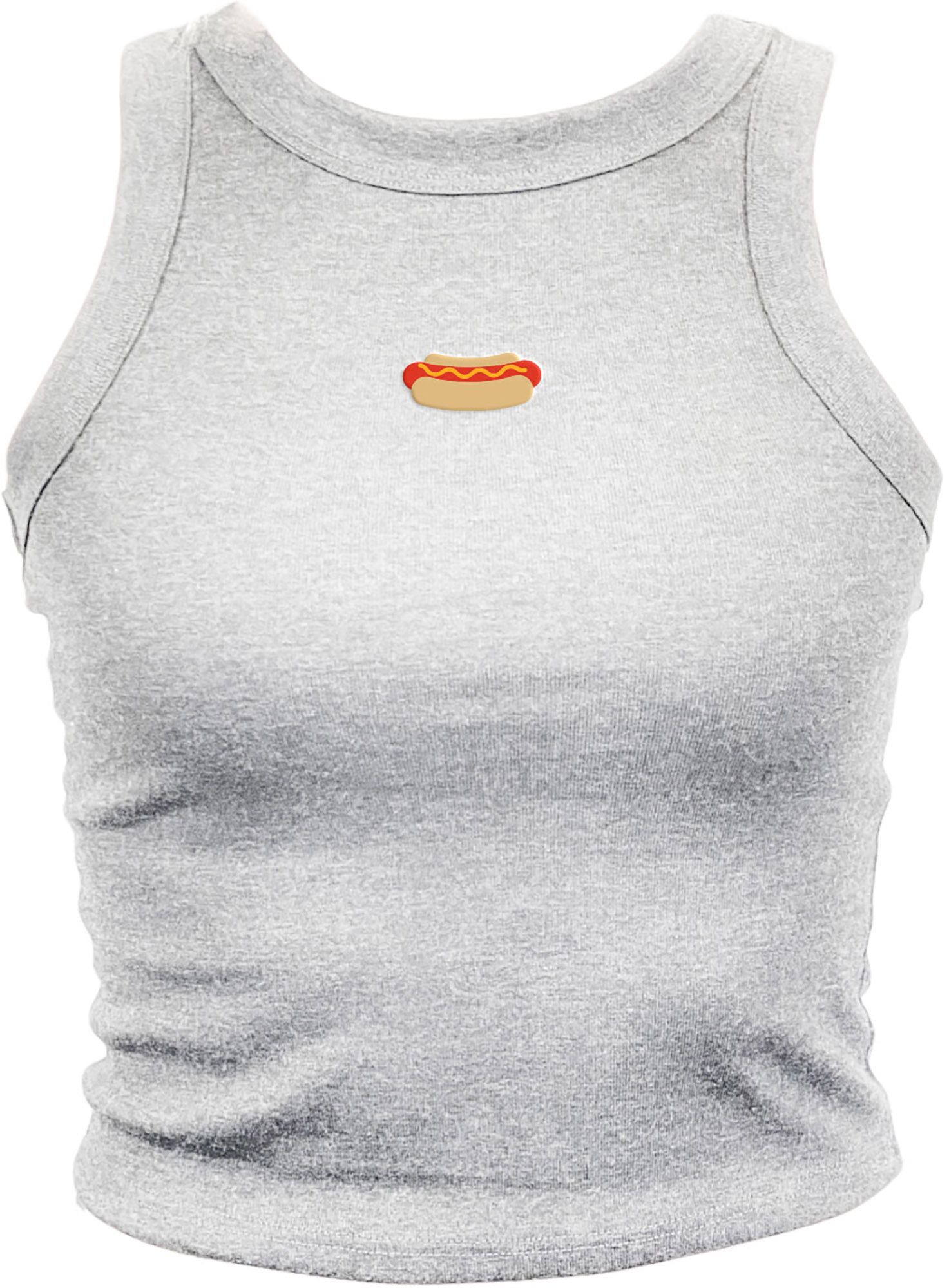 Where I'm From Women's White 'Hot Dog' Tank Top