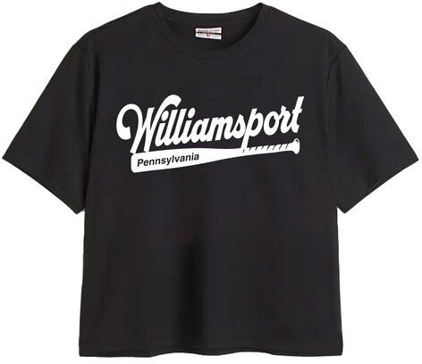 Where I'm From Women's Williamsport Black Easy T-Shirt