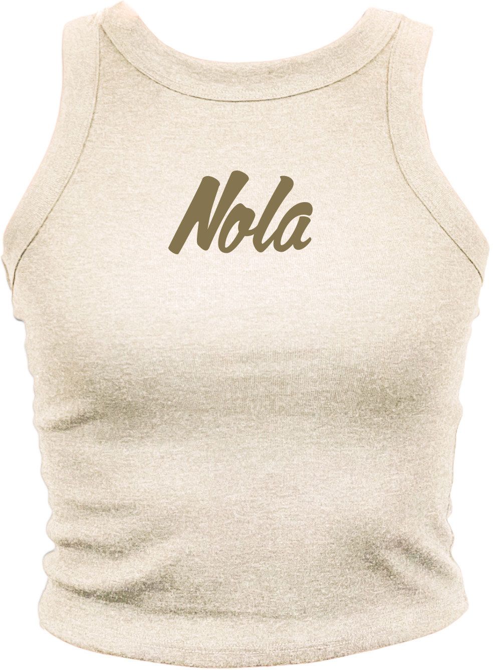Where I'm From Women's New Orleans Cream Script Tank Top