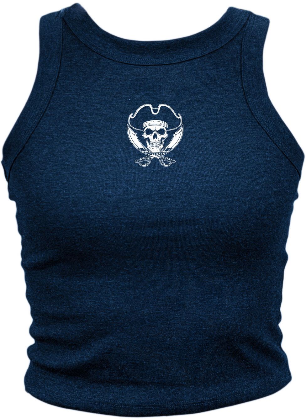 Where I'm From Women's Tampa Navy Pirate Tank Top
