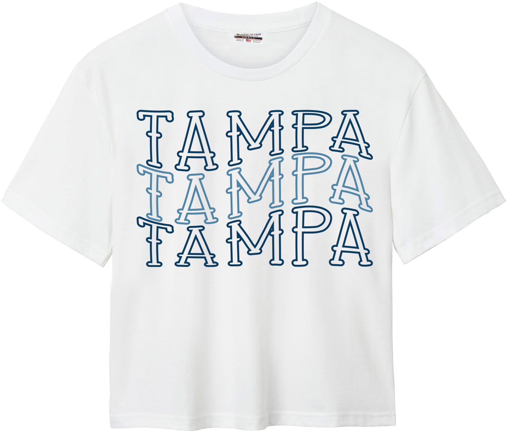 Where I'm From Women's Tampa White Easy T-Shirt