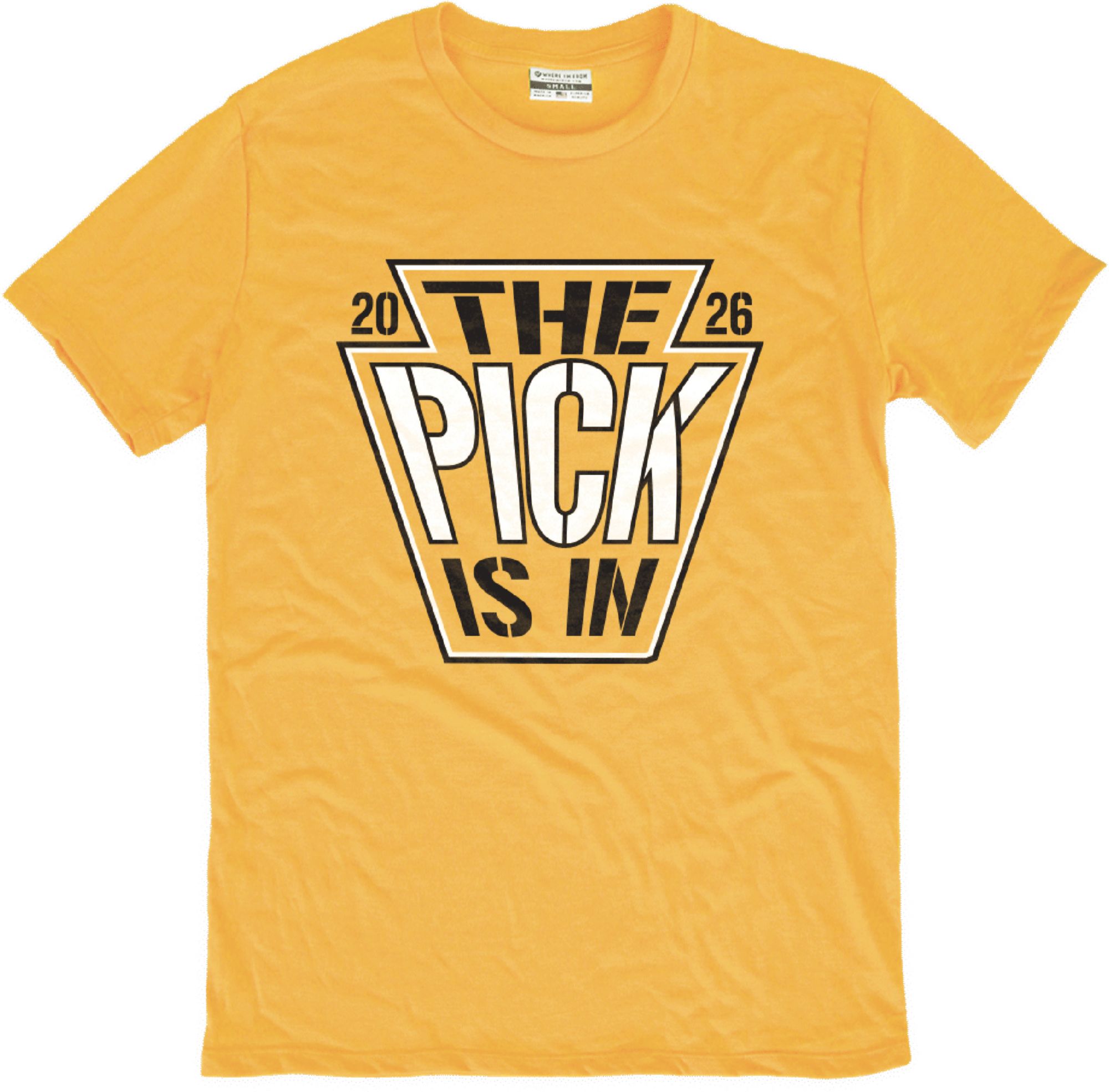 Where I'm From Youth Pittsburgh Yellow T-Shirt