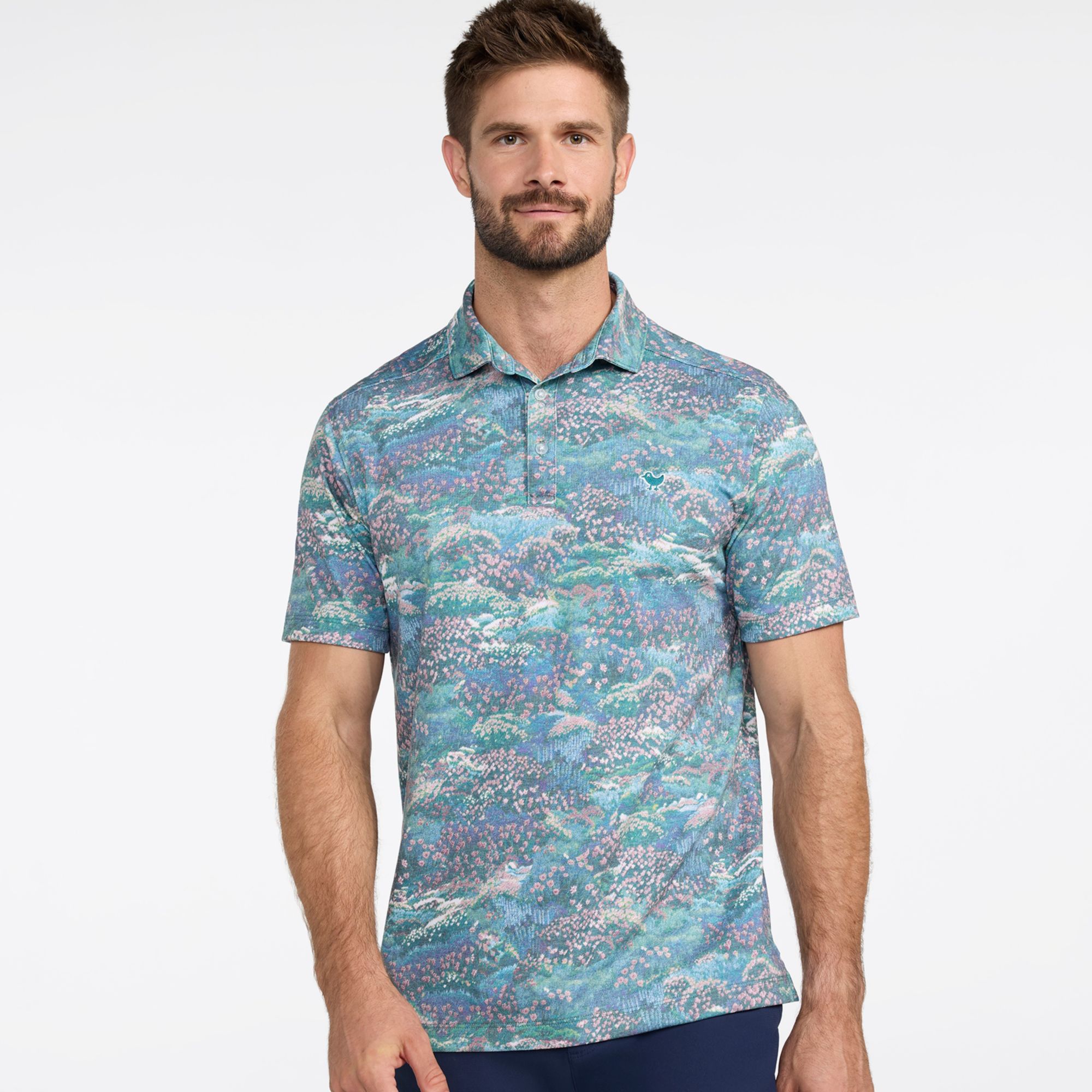 Bad Birdie Men's Evolution Pique Golf Polo
