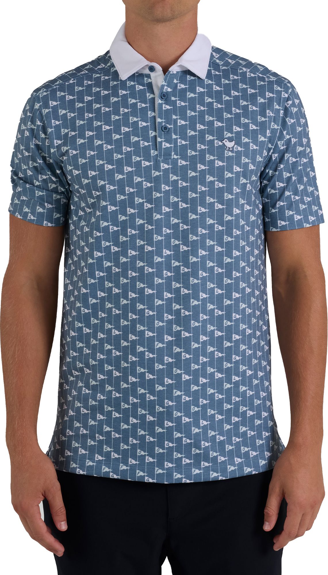 Bad Birdie Men's Evolution Pique Golf Polo