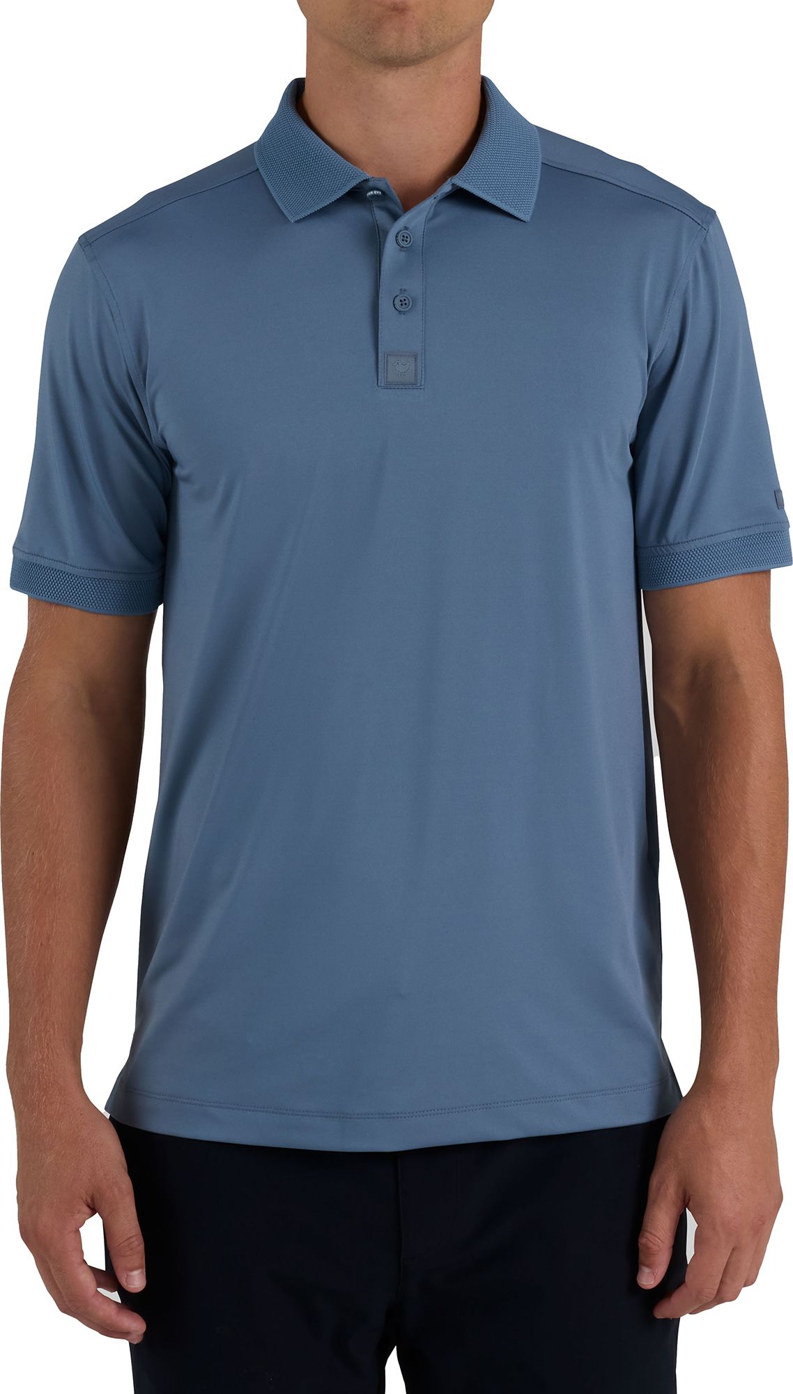 Bad Birdie Men's Evolution Ridge Performance Golf Polo - Blue
