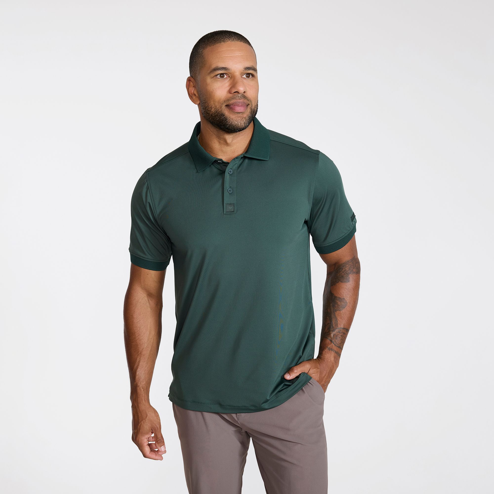 Bad Birdie Men's Evolution Ridge Performance Golf Polo
